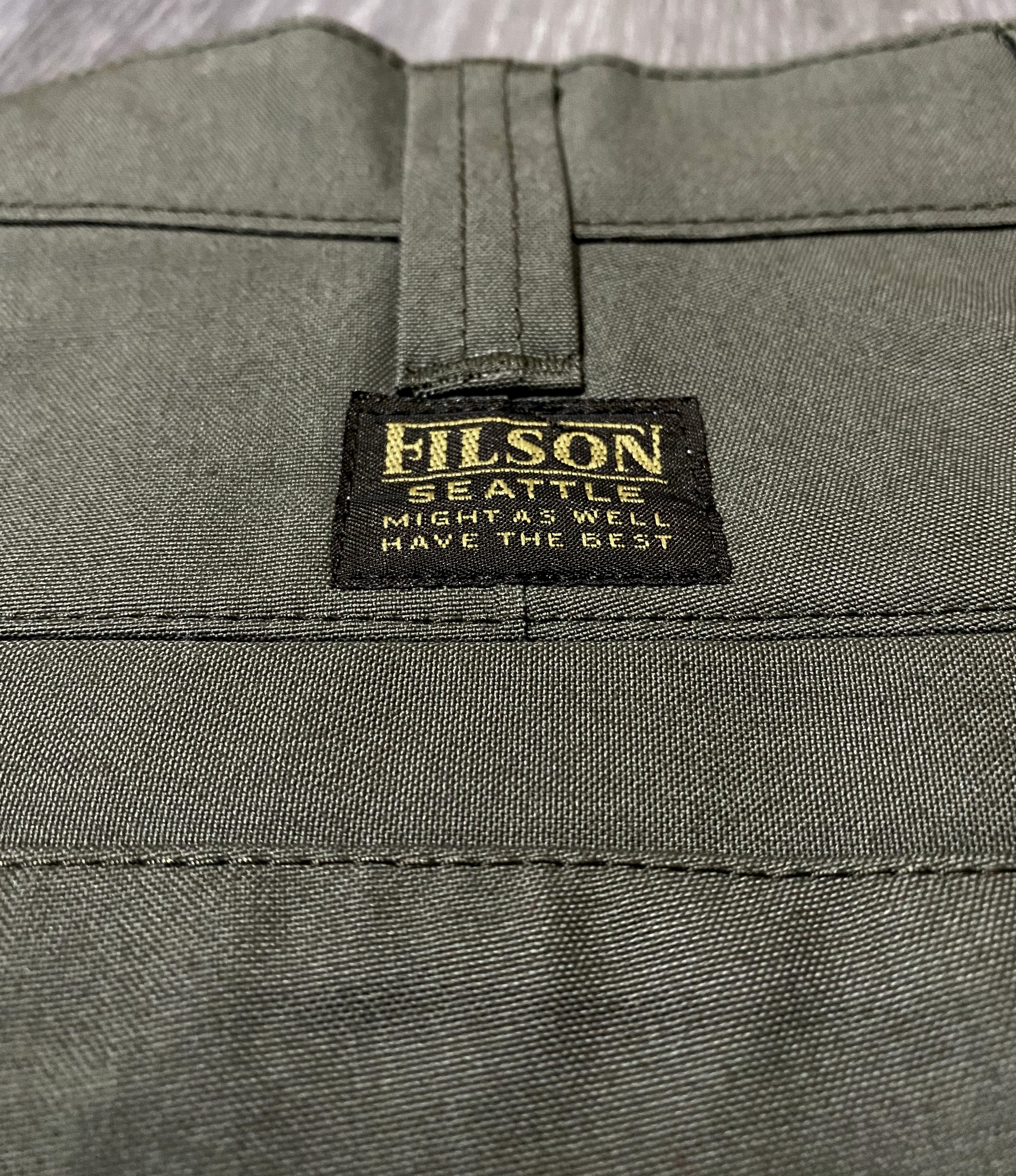 Filson C.C. Filson Co. Seattle Dry Shelter Cloth Shorts Ottergreen Size US 30 / EU 46 - 4 Thumbnail