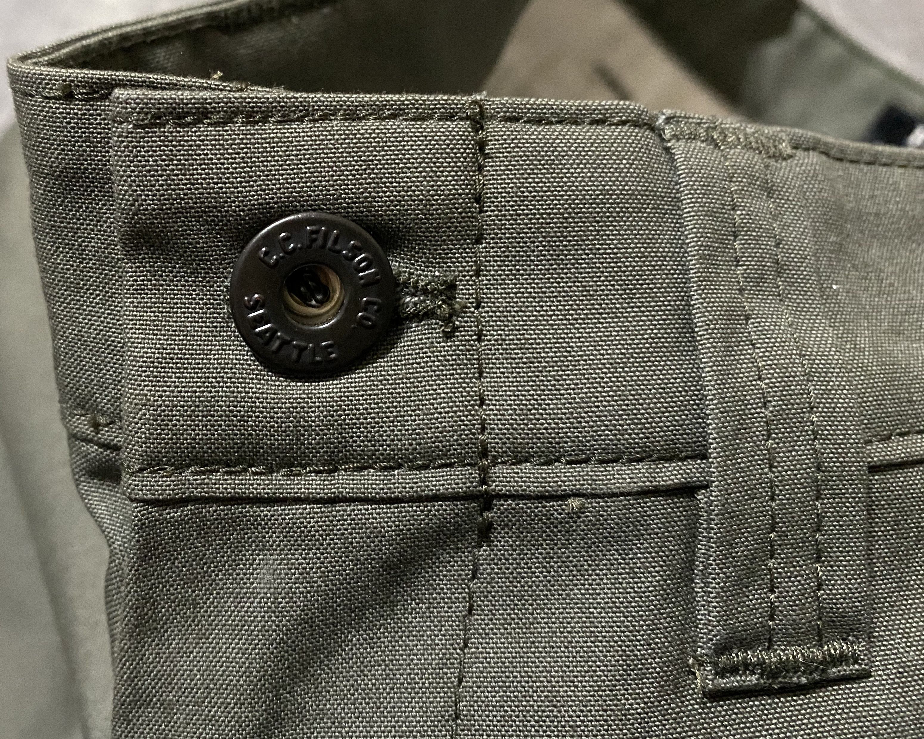 Filson C.C. Filson Co. Seattle Dry Shelter Cloth Shorts Ottergreen Size US 30 / EU 46 - 8 Thumbnail