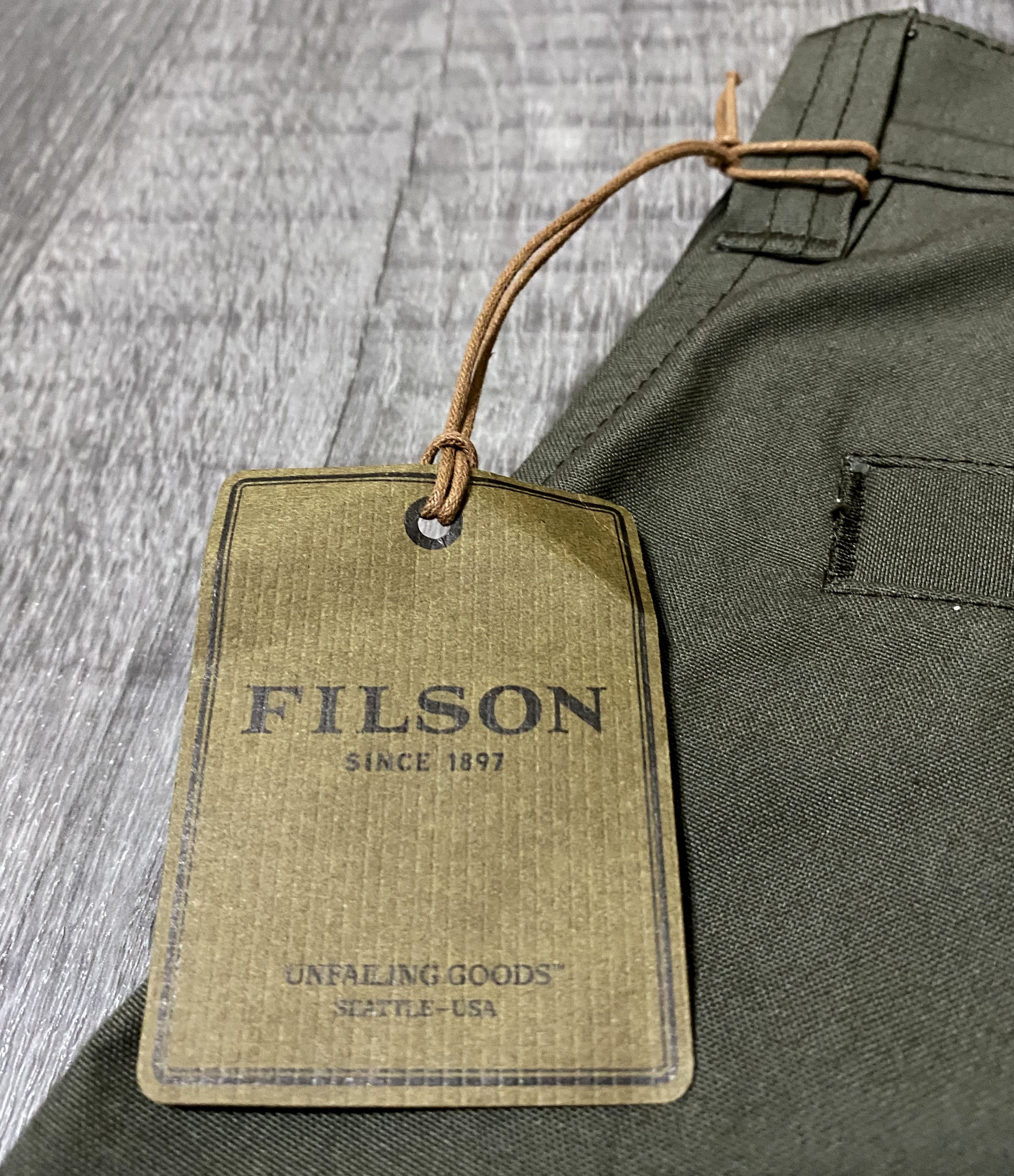 Filson C.C. Filson Co. Seattle Dry Shelter Cloth Shorts Ottergreen Size US 30 / EU 46 - 5 Thumbnail