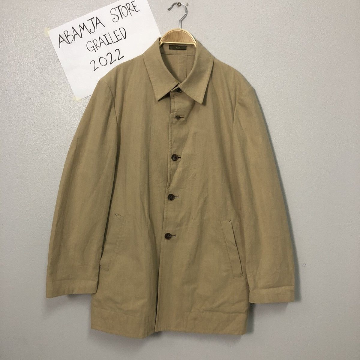 Yohji Yamamoto Vintage A.A.R Yohji Design Studio Button Ups Jacket ...