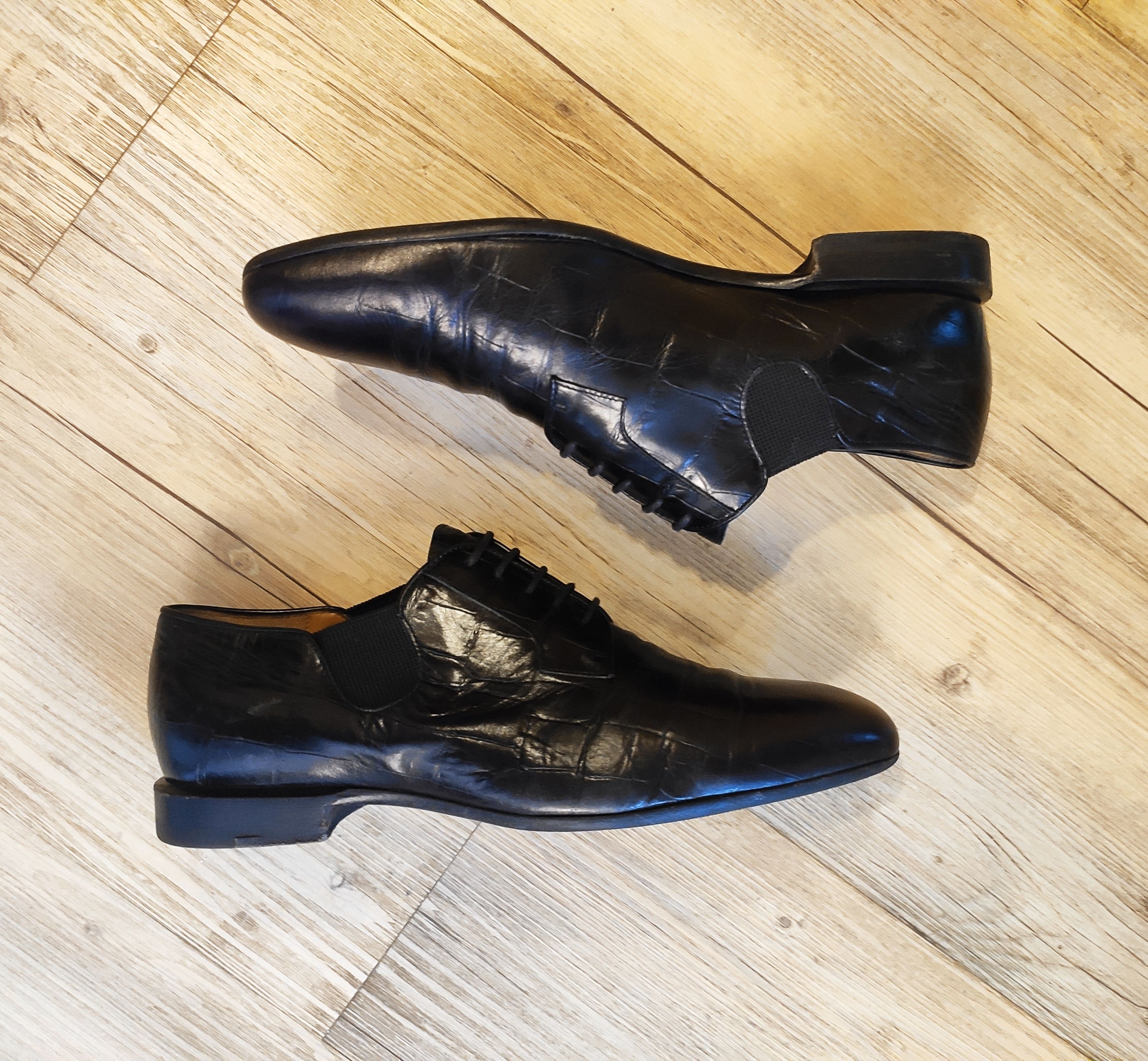Dries Van Noten GRAIL! FW09 Croco pattern shoes Size US 8 / EU 41 - 10 Thumbnail