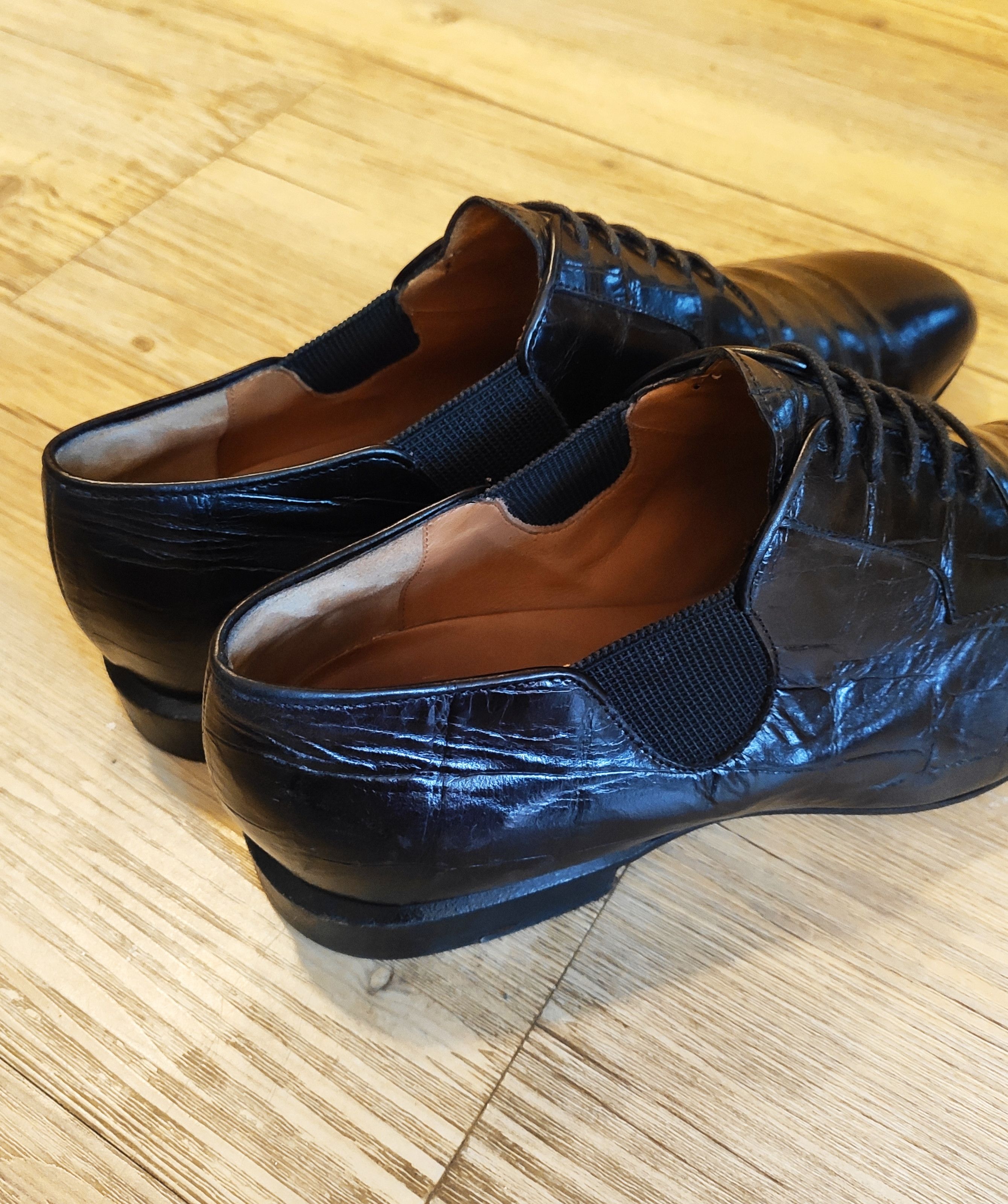 Dries Van Noten GRAIL! FW09 Croco pattern shoes Size US 8 / EU 41 - 6 Thumbnail