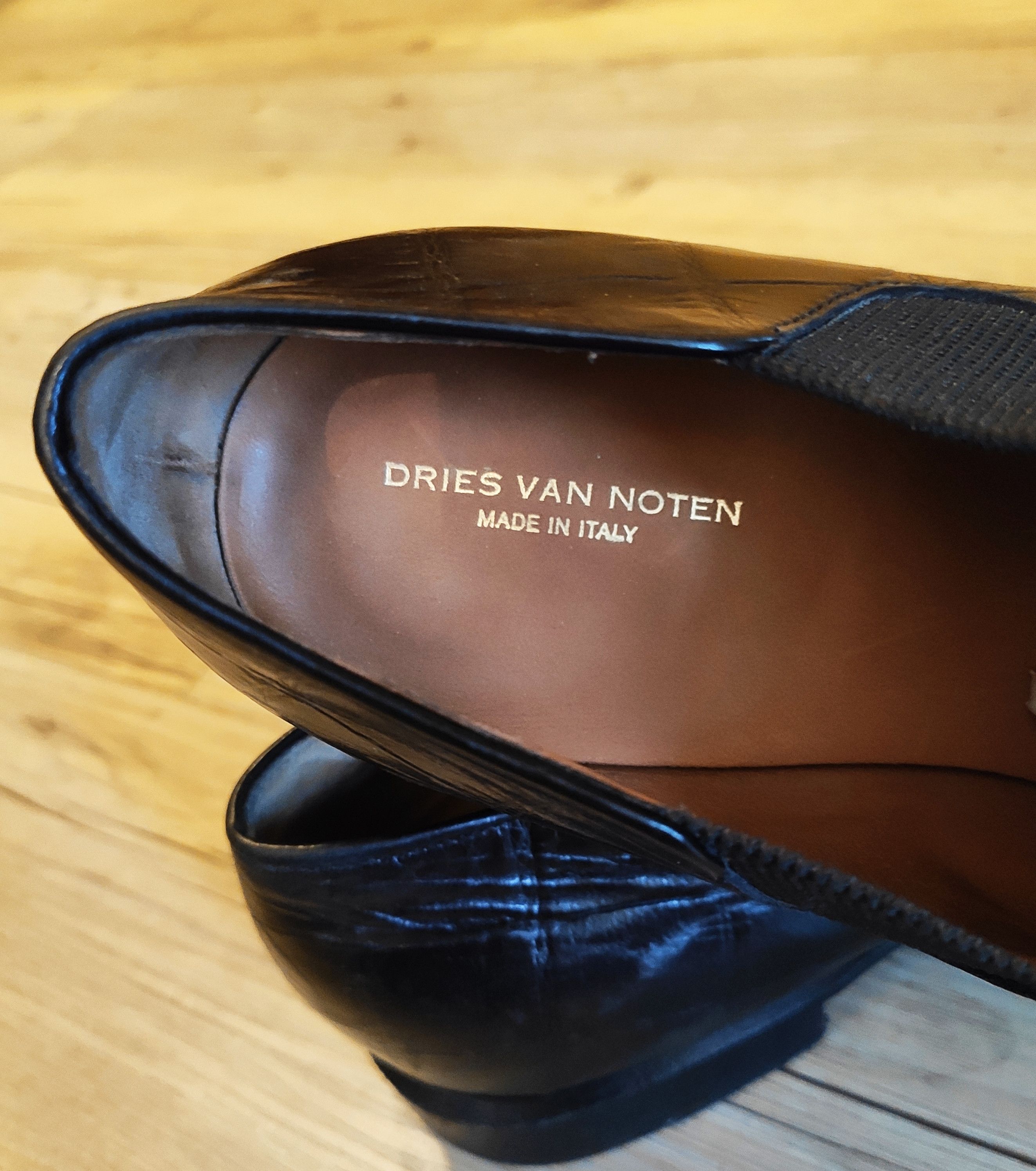 Dries Van Noten GRAIL! FW09 Croco pattern shoes Size US 8 / EU 41 - 9 Thumbnail