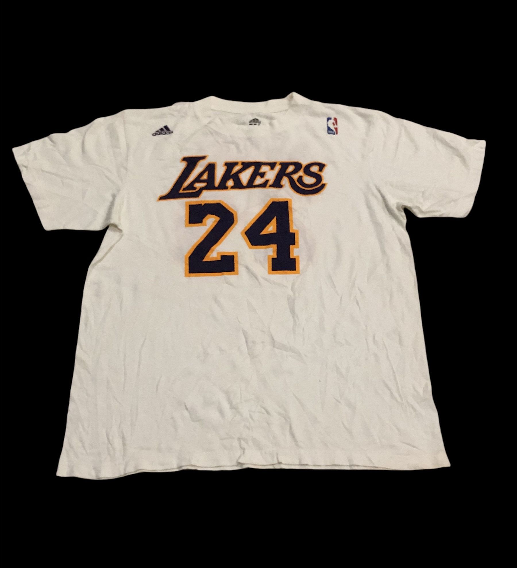 Adidas Rare Adidas NBA Lakers Kobe Bryant Tshirt Size US L / EU 52-54 / 3 - 1 Thumbnail