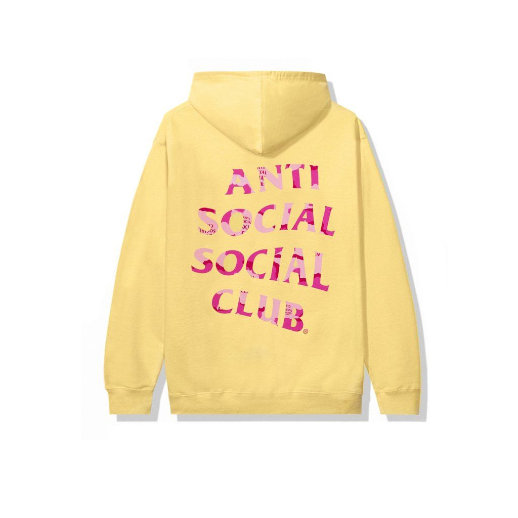 Anti Social Social Club DS Pink Camo ASSC Plain Sight Yellow Hoodie BAPE FTP FOG CDG Size US XXL / EU 58 / 5 - 2 Thumbnail