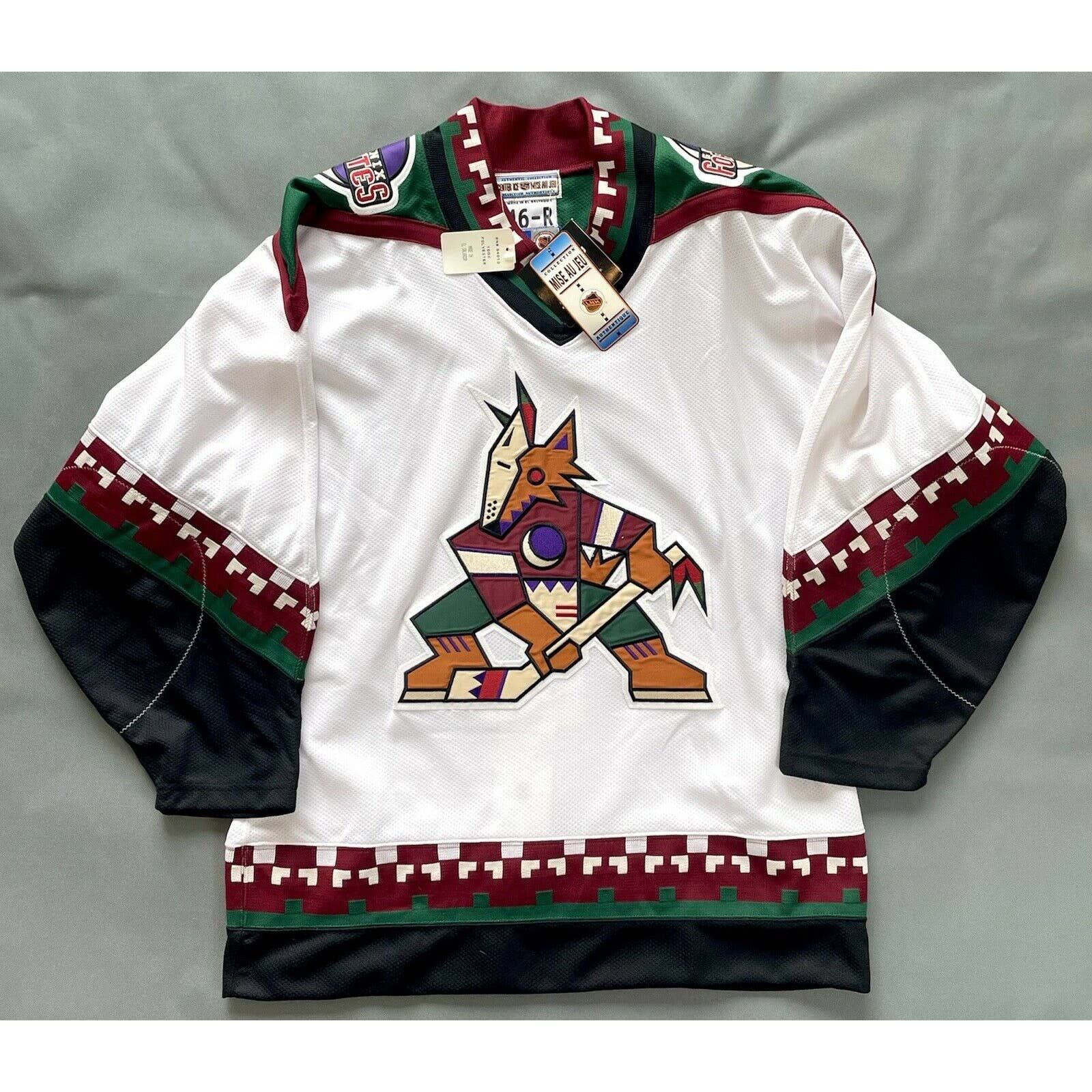 Vintage Phoenix Coyotes Starter Hockey Jersey Size Medium Kachina 90s NHL