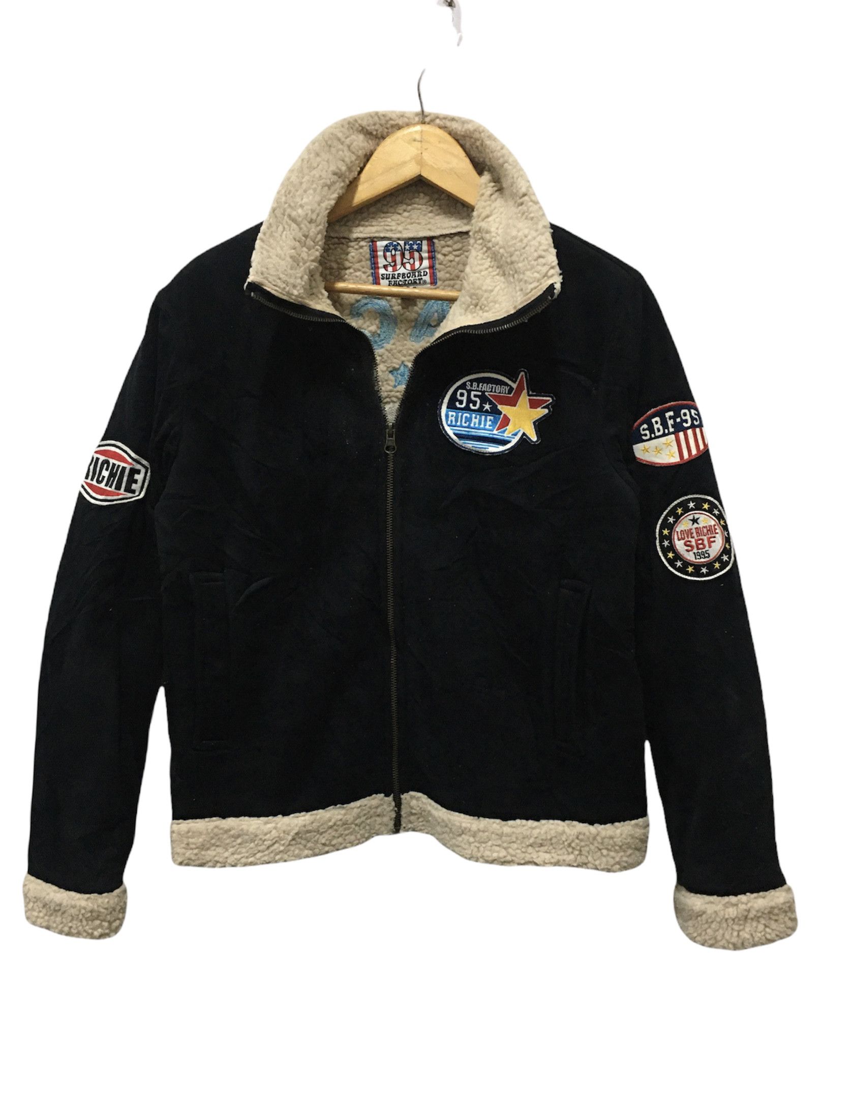 Japanese Brand Vintage surfboard factory Jacket Very Cool Design Size US L / EU 52-54 / 3 - 1 Thumbnail