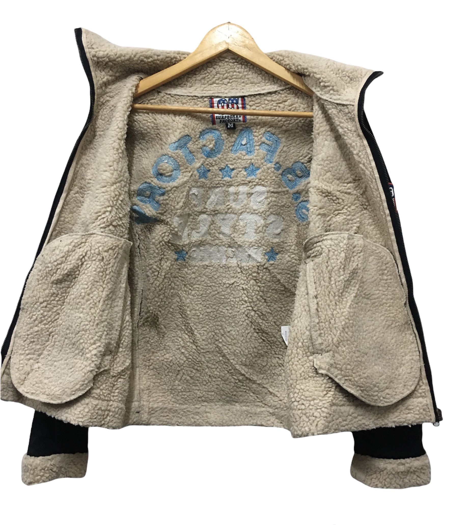Japanese Brand Vintage surfboard factory Jacket Very Cool Design Size US L / EU 52-54 / 3 - 3 Thumbnail