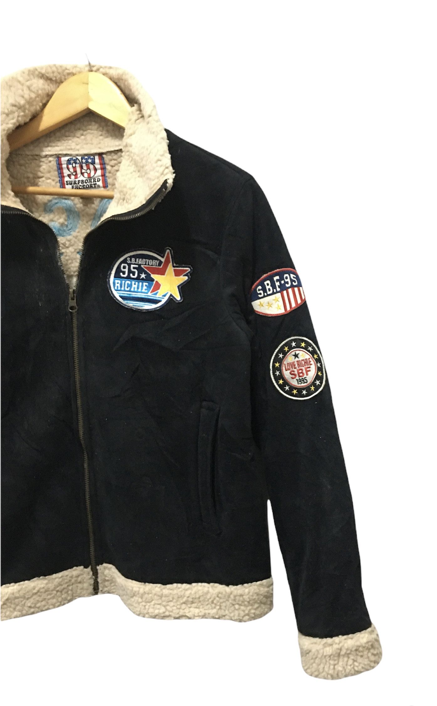 Japanese Brand Vintage surfboard factory Jacket Very Cool Design Size US L / EU 52-54 / 3 - 2 Thumbnail