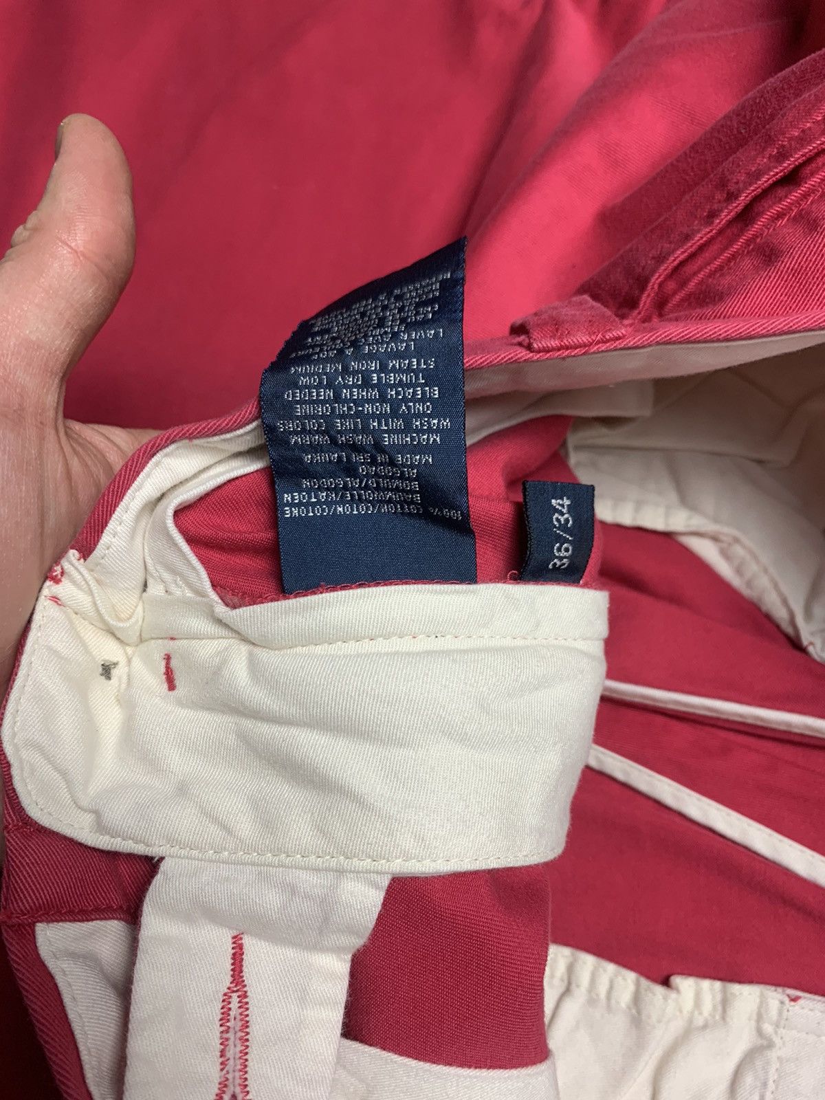 Ralph Lauren Vintage chino Polo Ralph Lauren size 36 pink rare Size US 36 / EU 52 - 4 Thumbnail