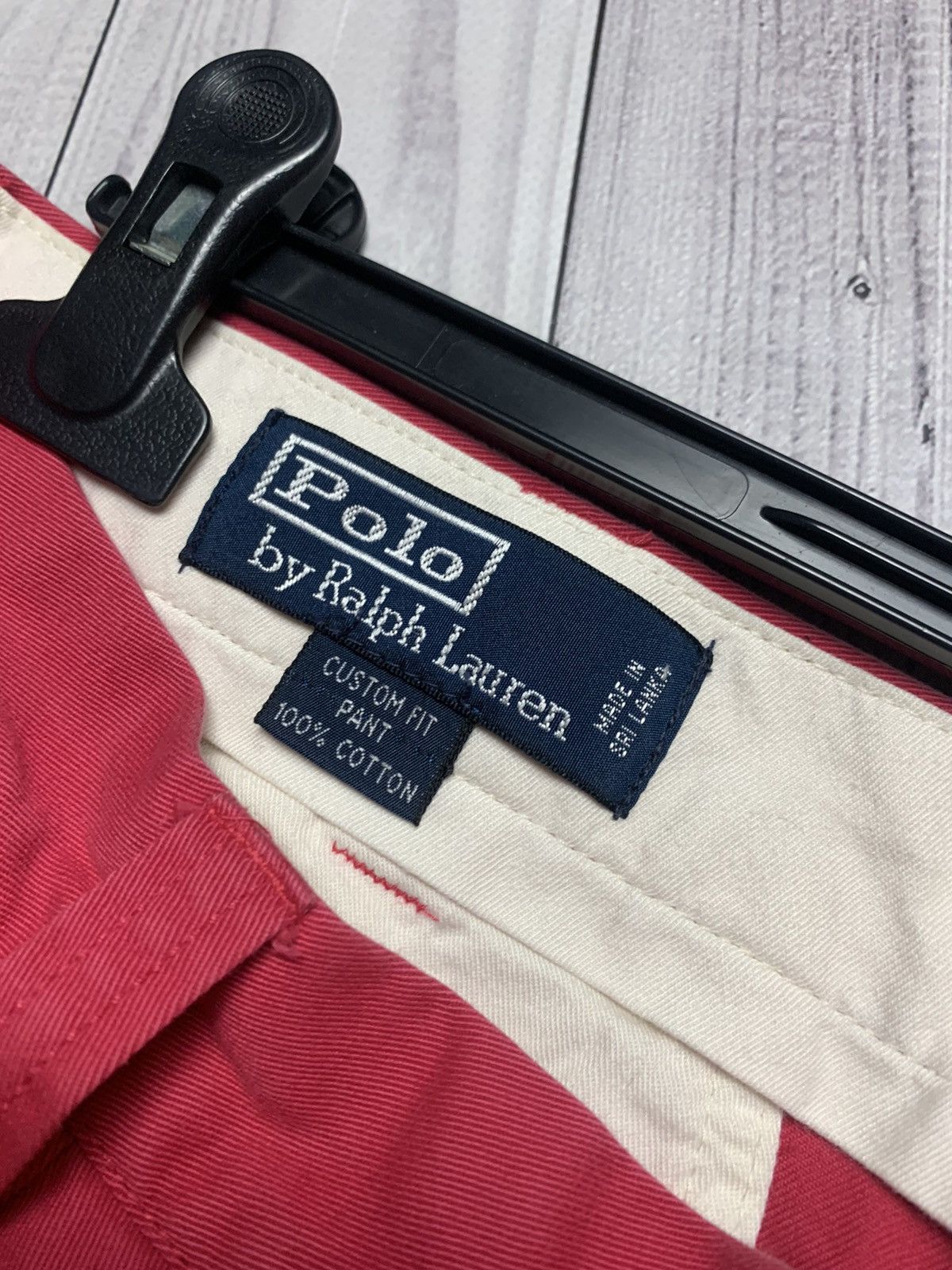 Ralph Lauren Vintage chino Polo Ralph Lauren size 36 pink rare Size US 36 / EU 52 - 3 Thumbnail