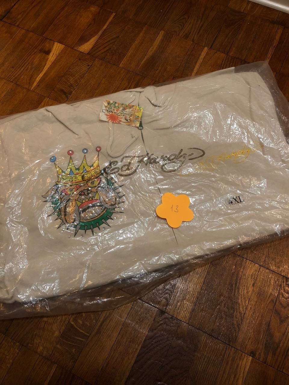 Christian Audigier × Ed Hardy Ed hardy hoodie by Christian Audigier Bulldog White 4XL NEW❗️ Size US XXL / EU 58 / 5 - 2 Thumbnail