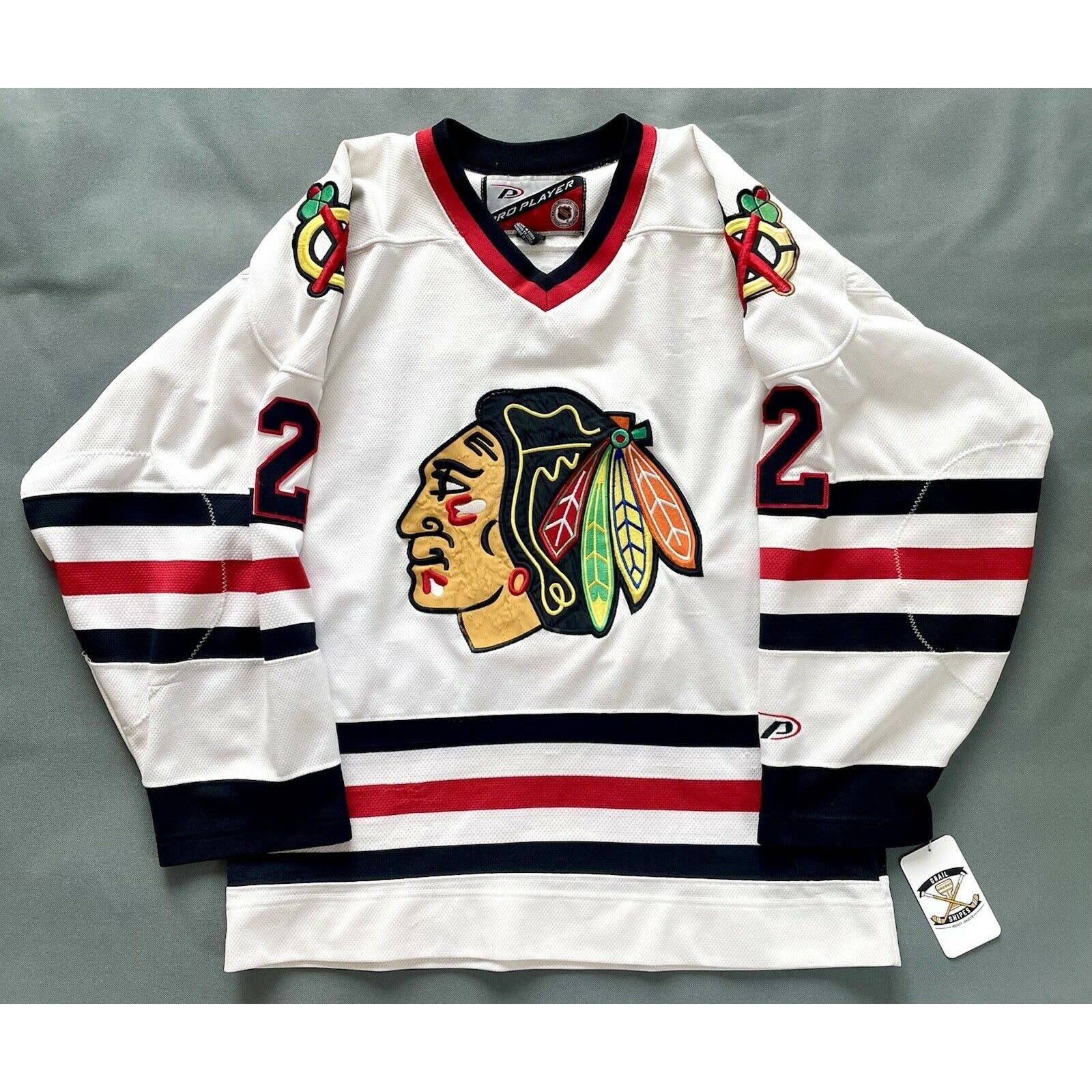 99-00 Proplayer/2000 - CHICAGO BLACKHAWKS JERSEY HISTORY