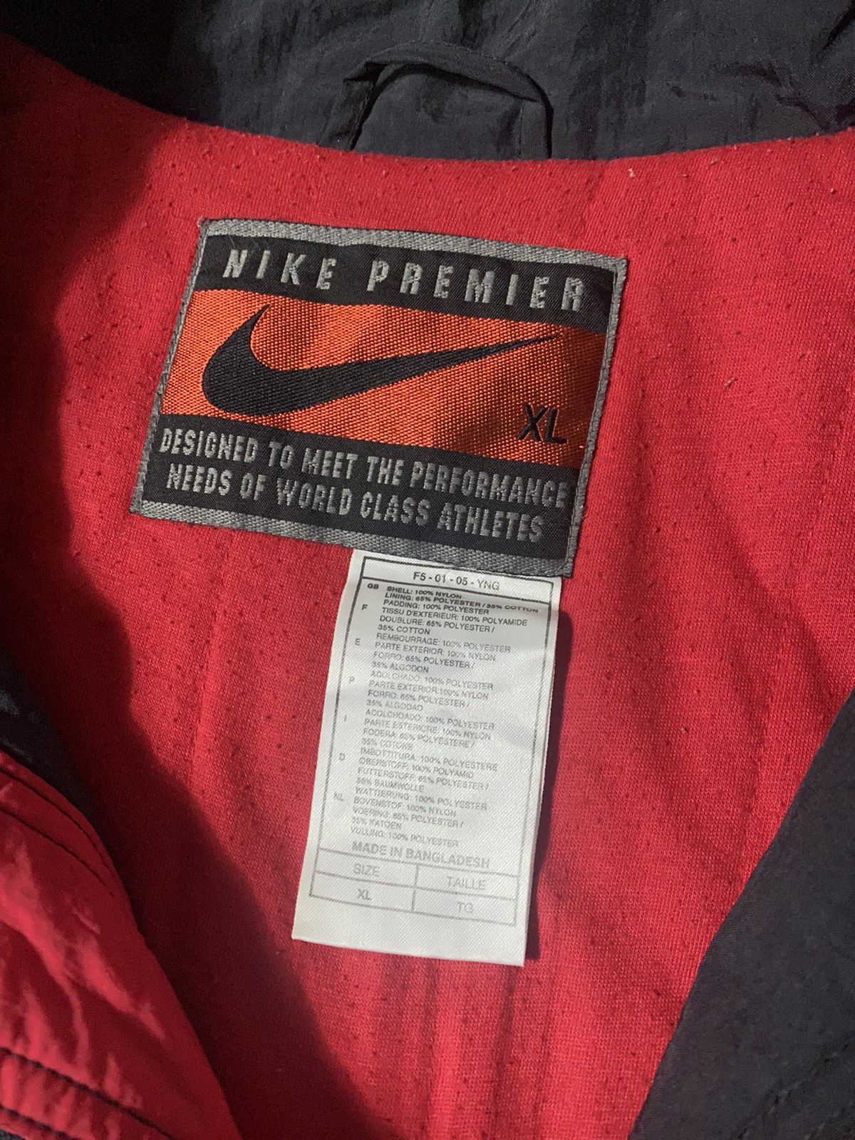 Nike Nike PSV 1996-1997 Puffer jacket Size US XL / EU 56 / 4 - 4 Thumbnail
