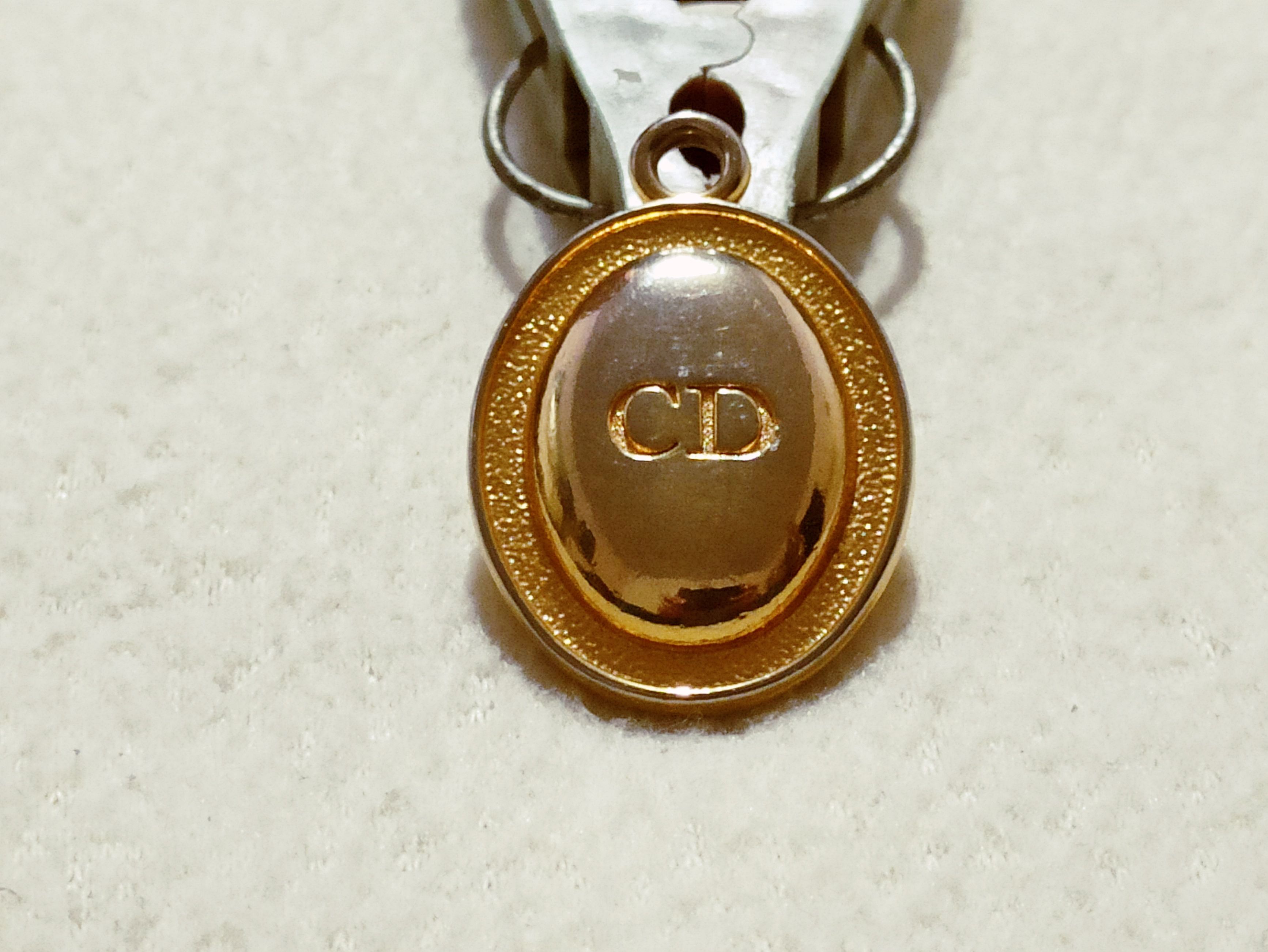 Christian Dior Monsieur × Vintage Vintage Christian Dior CD Logo Pendant 1980s Size ONE SIZE - 6 Thumbnail