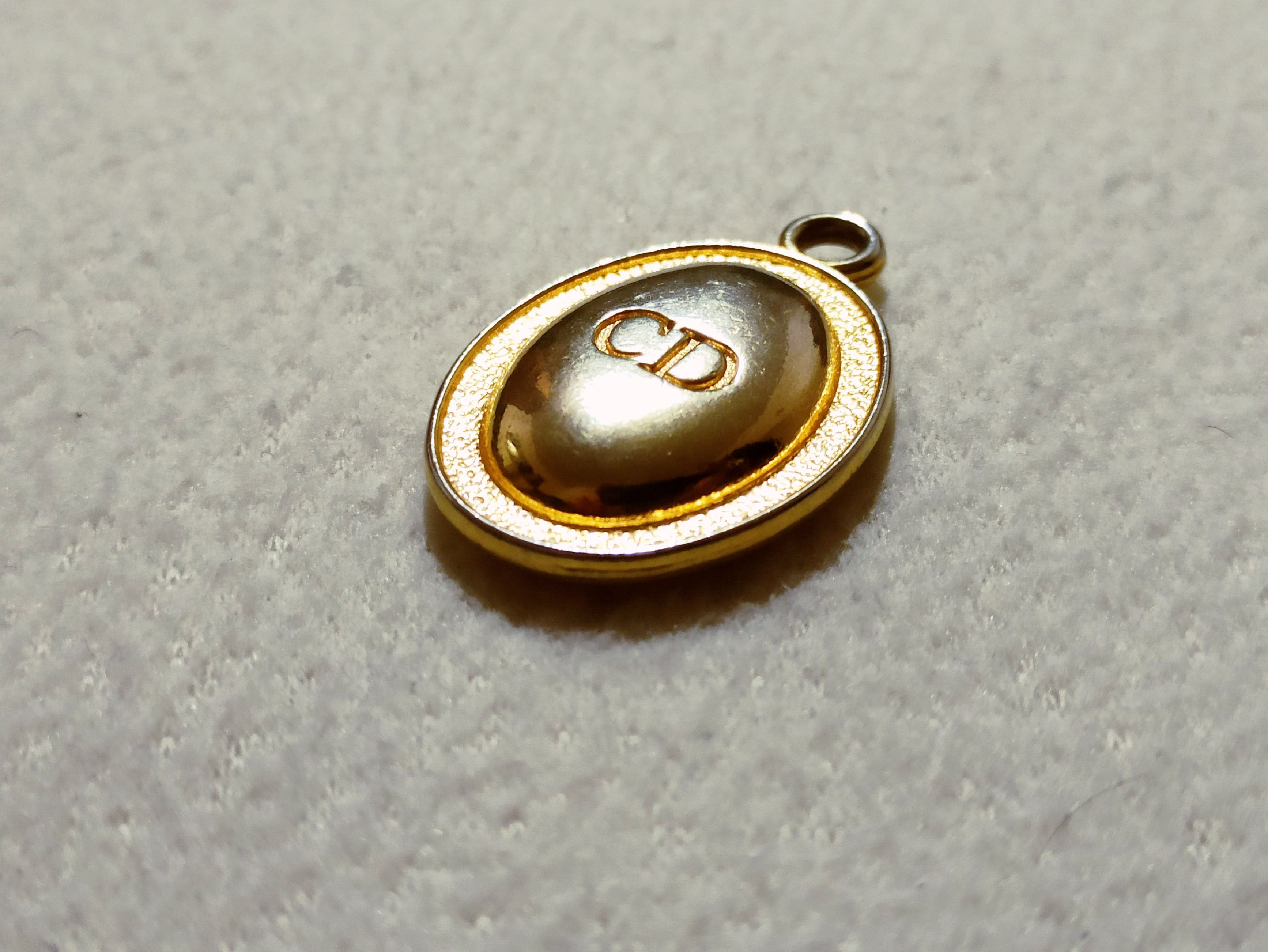 Christian Dior Monsieur × Vintage Vintage Christian Dior CD Logo Pendant 1980s Size ONE SIZE - 3 Thumbnail
