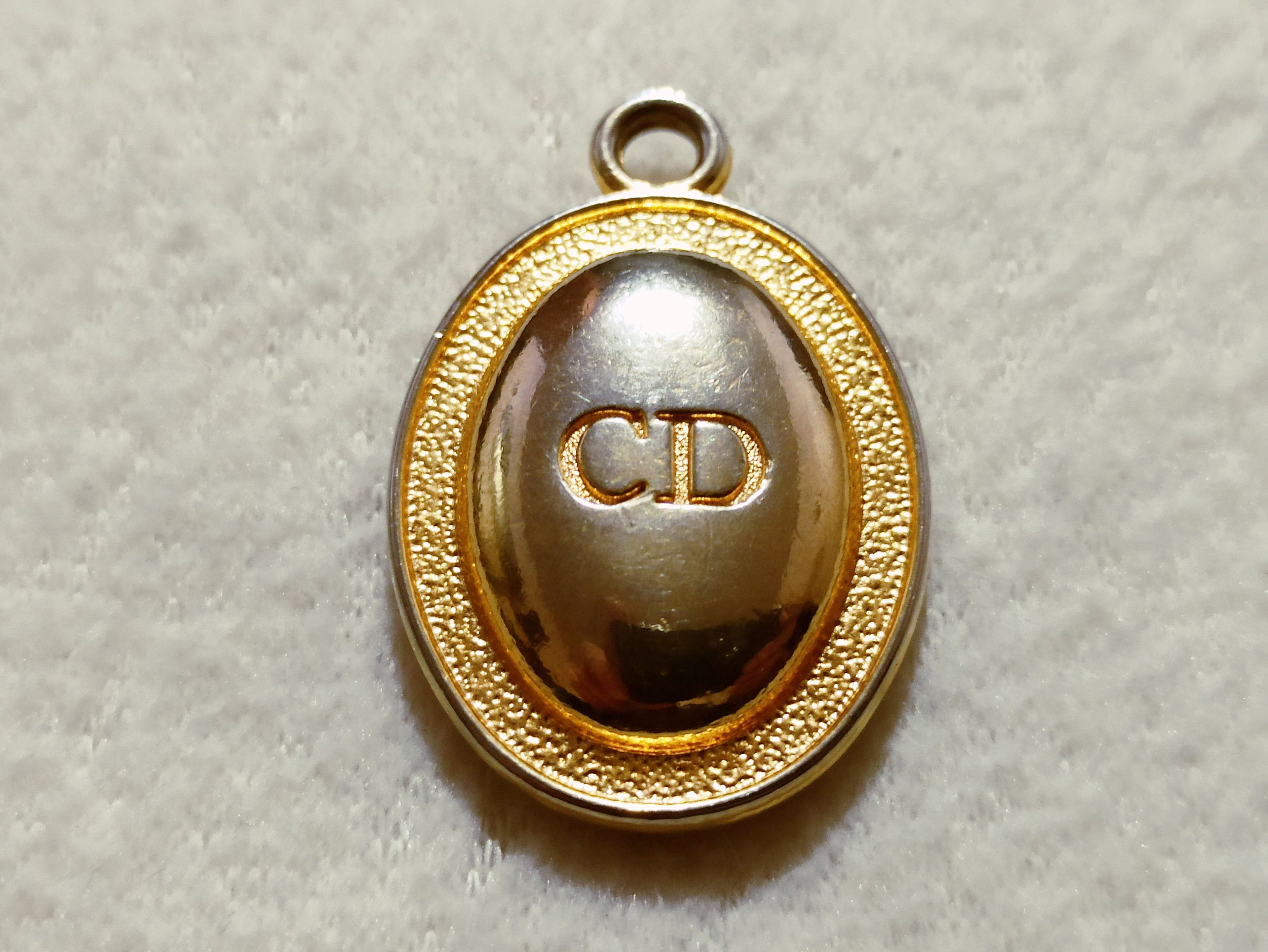 Christian Dior Monsieur × Vintage Vintage Christian Dior CD Logo Pendant 1980s Size ONE SIZE - 2 Thumbnail