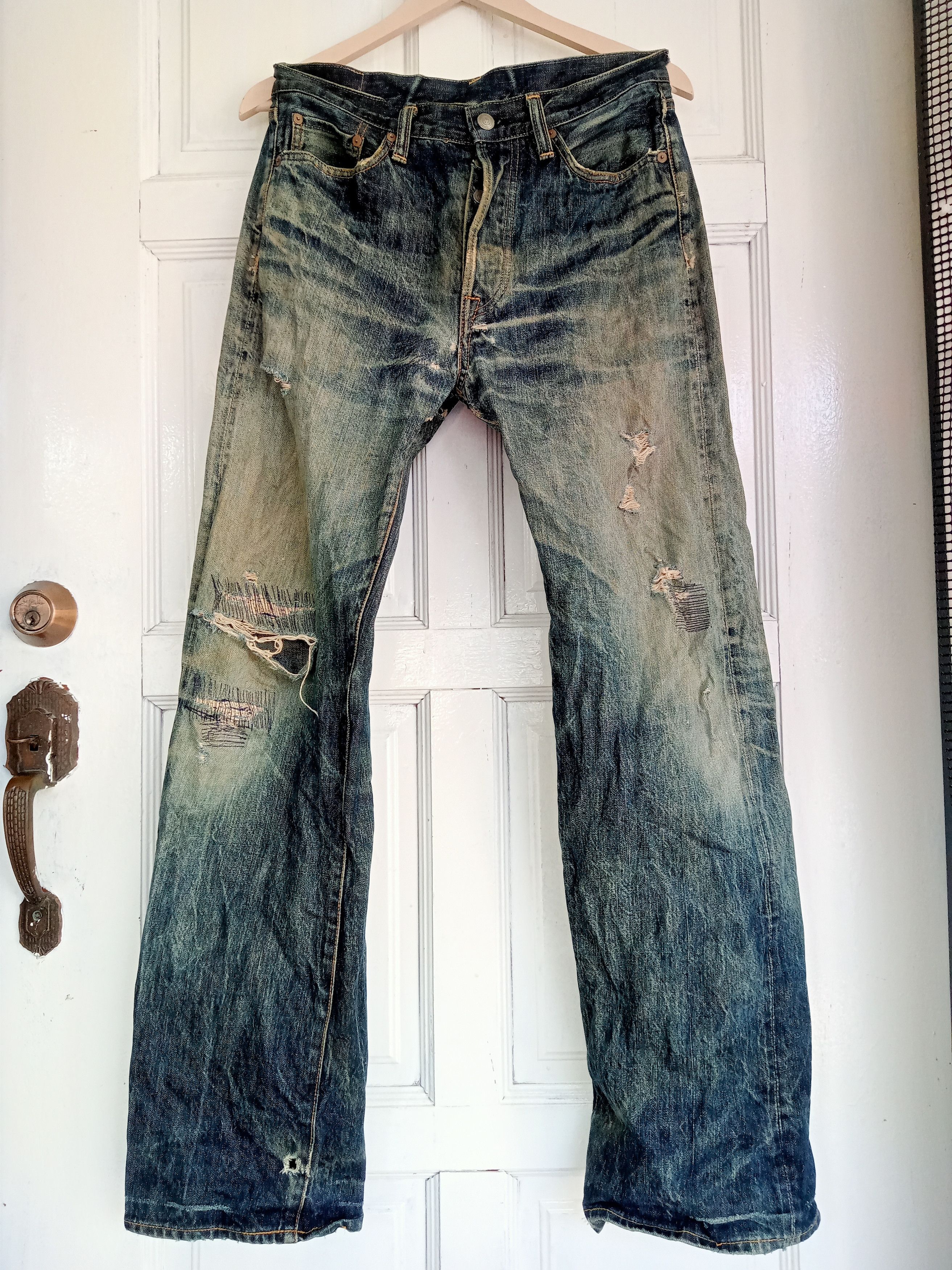 45rpm × Vintage Distressed 45 rpm Vintage Jeans | Grailed