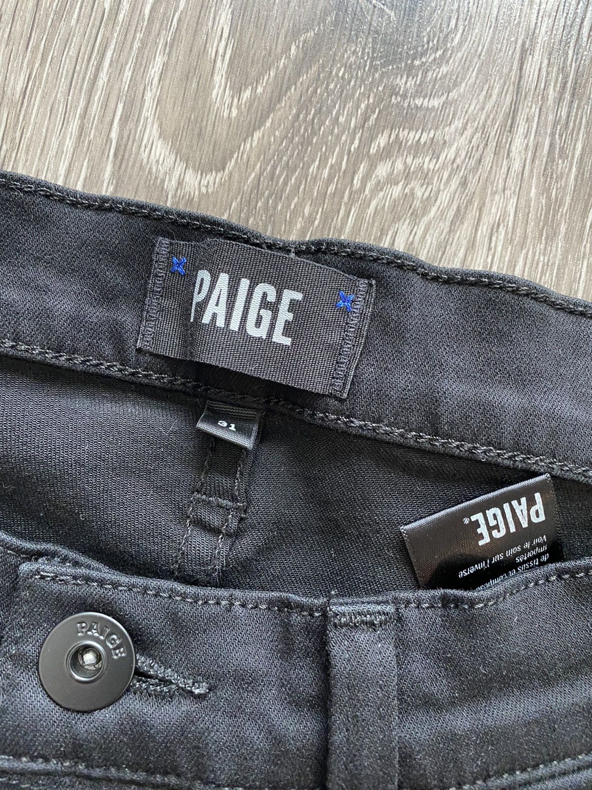 Paige Black Paige Denim Size US 31 - 2 Preview