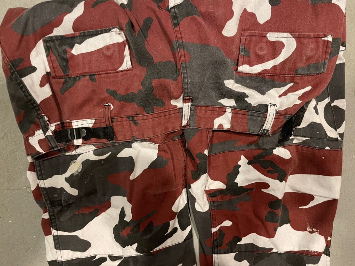 Military Vintage Military Issued red camo double knee cargo pants XL Size US 34 / EU 50 - 6 Thumbnail