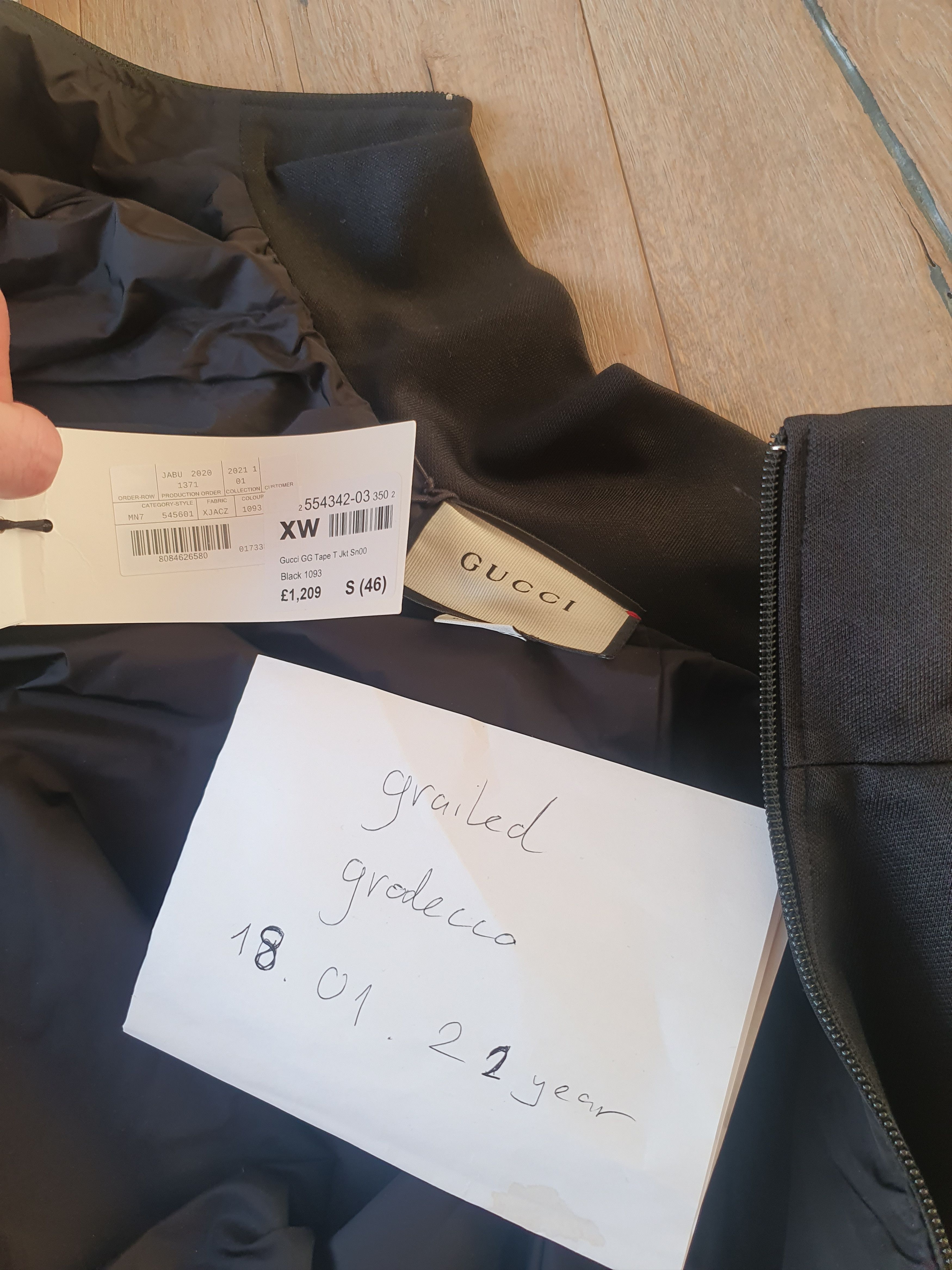 Gucci Gucci men's jersey jacket Size US S / EU 44-46 / 1 - 11 Thumbnail