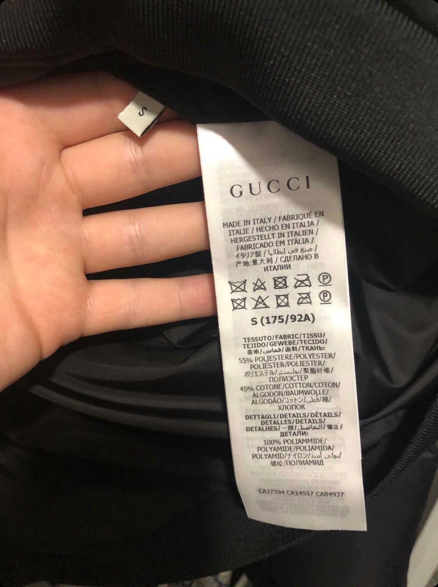 Gucci Gucci men's jersey jacket Size US S / EU 44-46 / 1 - 4 Thumbnail
