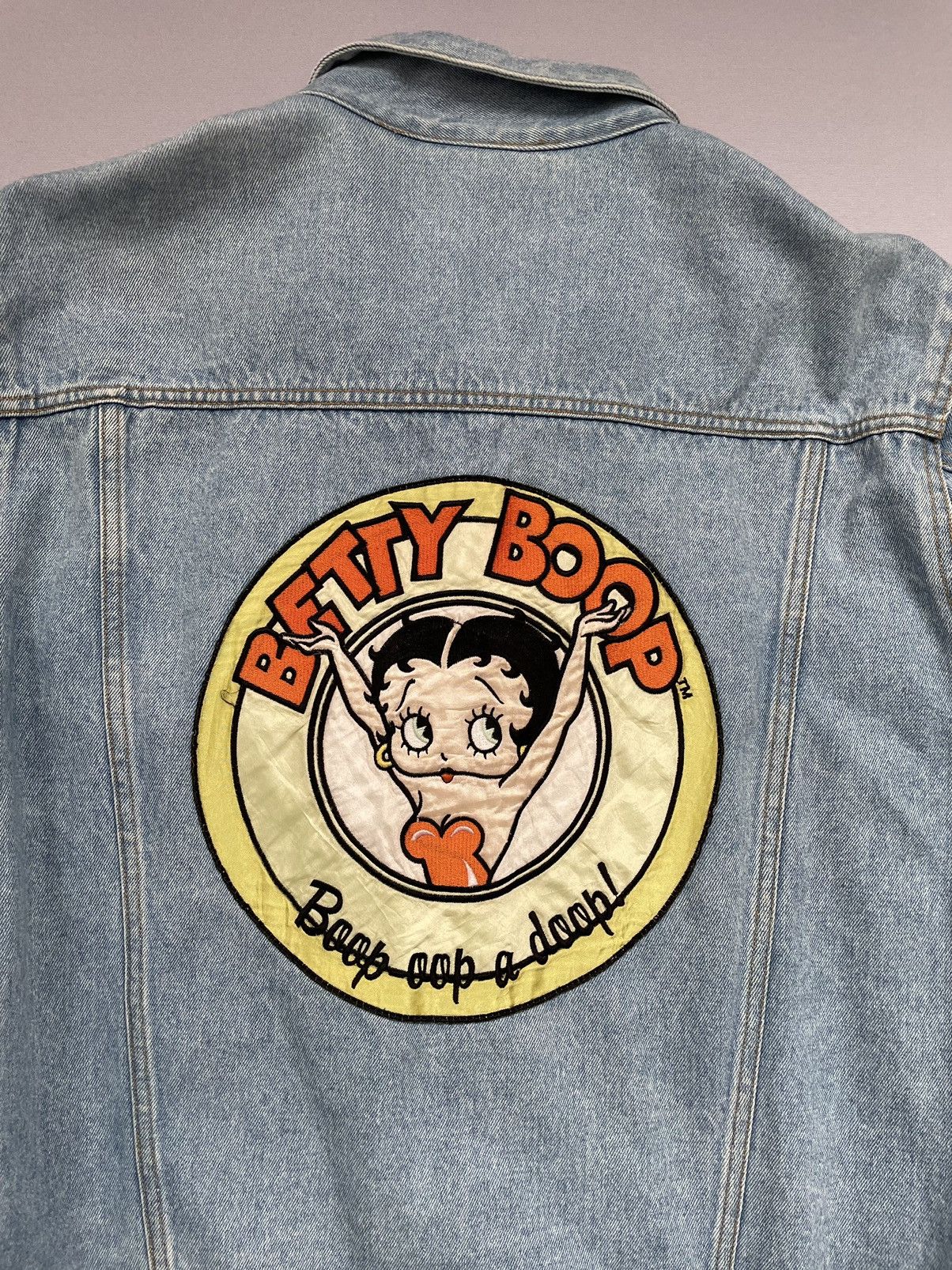 Vintage Vintage 90s Betty Boop Denim Jakcet Size US XL / EU 56 / 4 - 2 Thumbnail