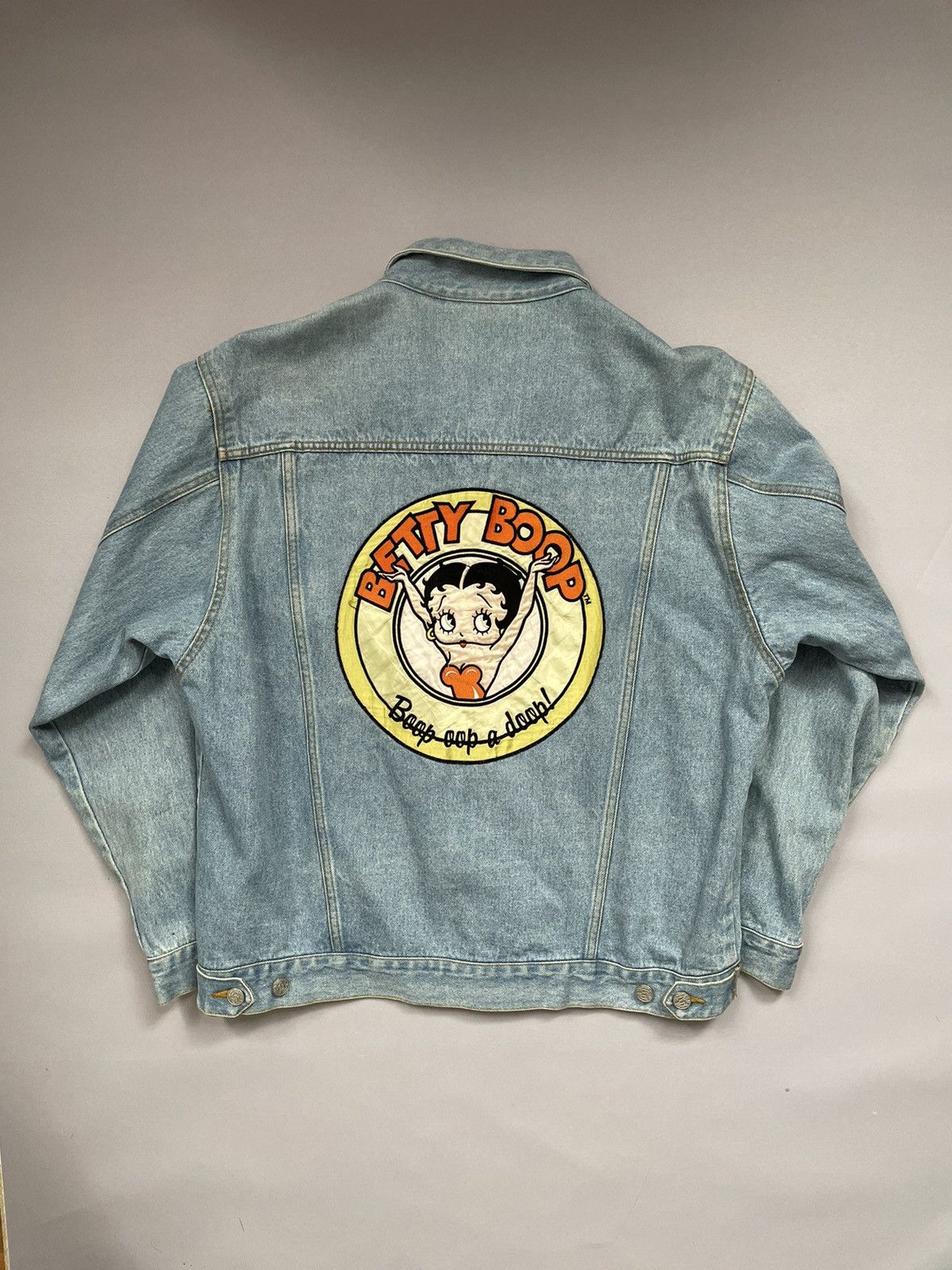 Vintage Vintage 90s Betty Boop Denim Jakcet Size US XL / EU 56 / 4 - 1 Thumbnail