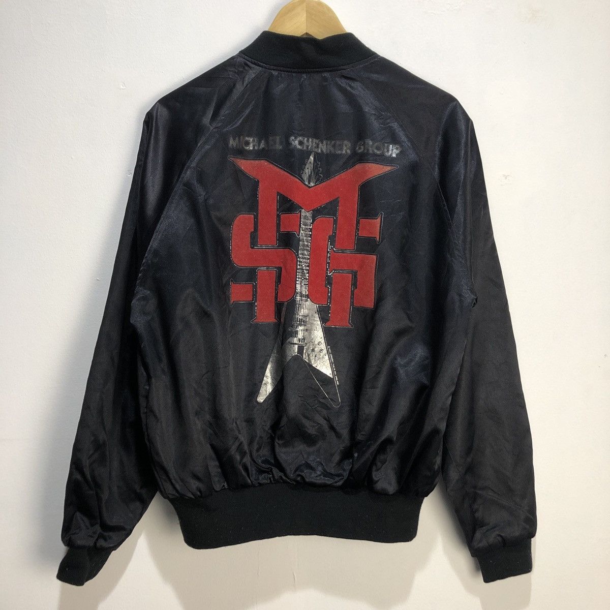 Michael SchenkerJapan tour2026レザージャケット Vintage Vintage Michael Schenker Group Tour Concert Jacket | Grailed