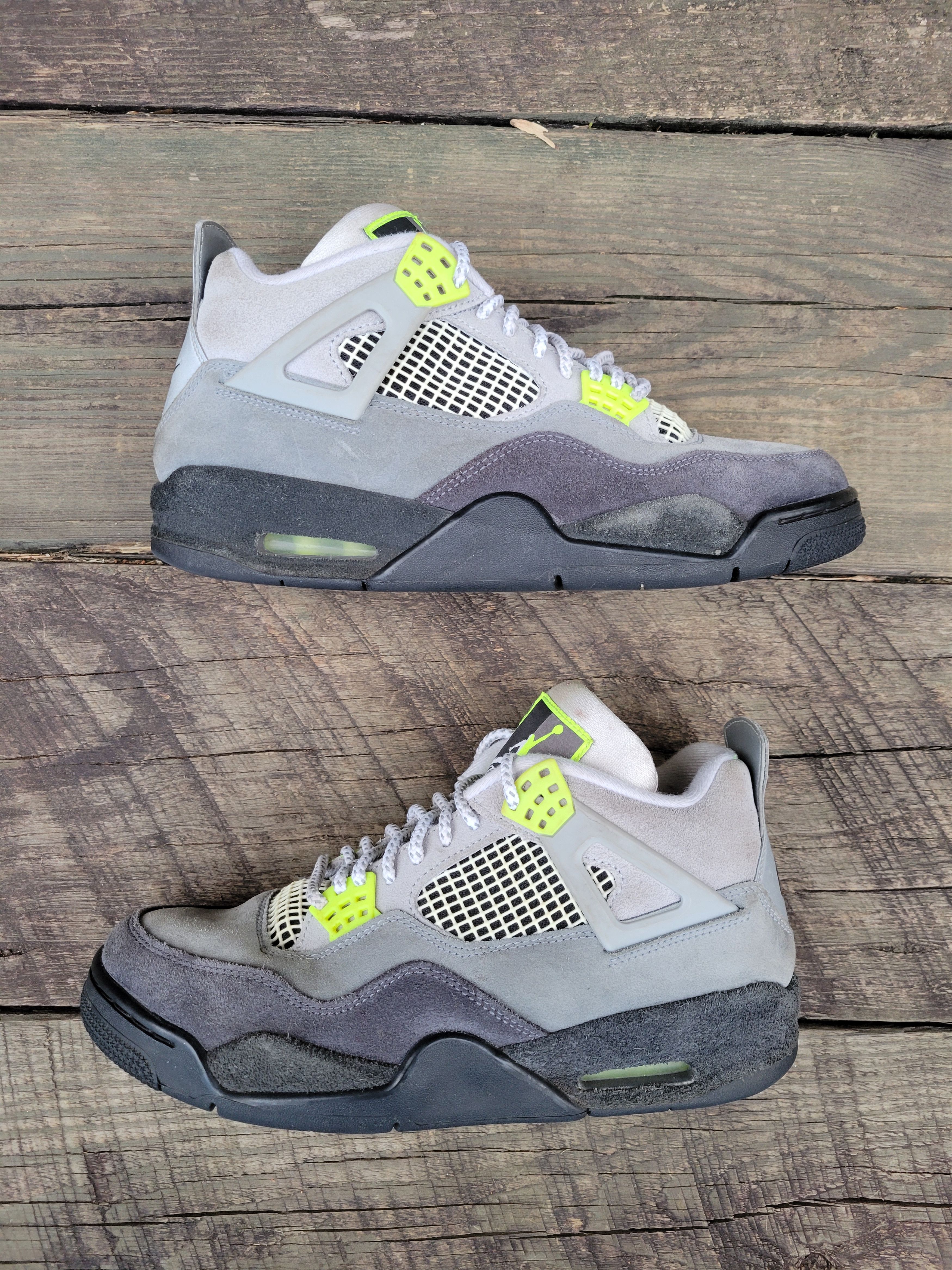 Nike Jordan Retro 4 Neon 95 | Grailed