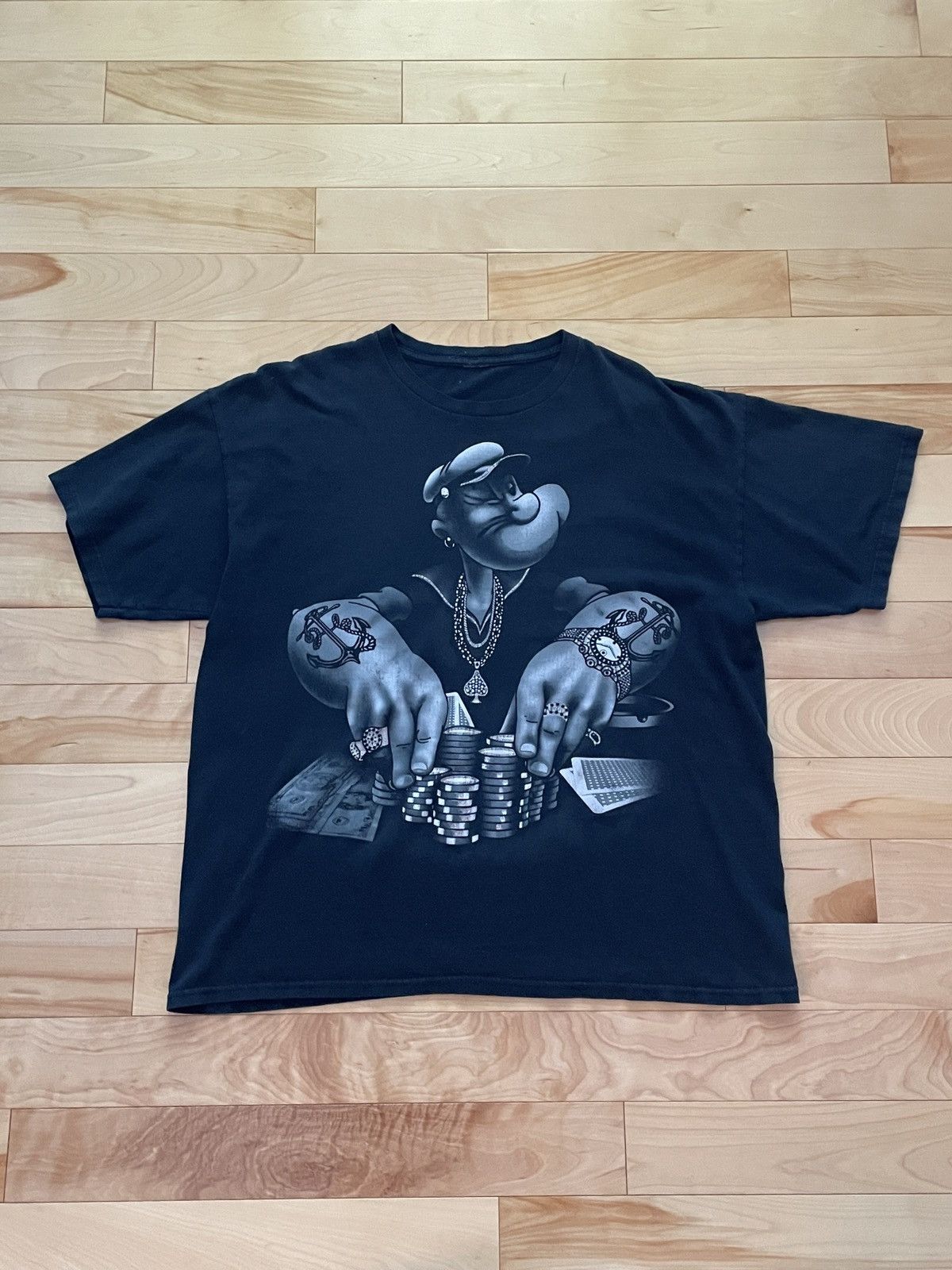 Vintage Popeye Poker Tee