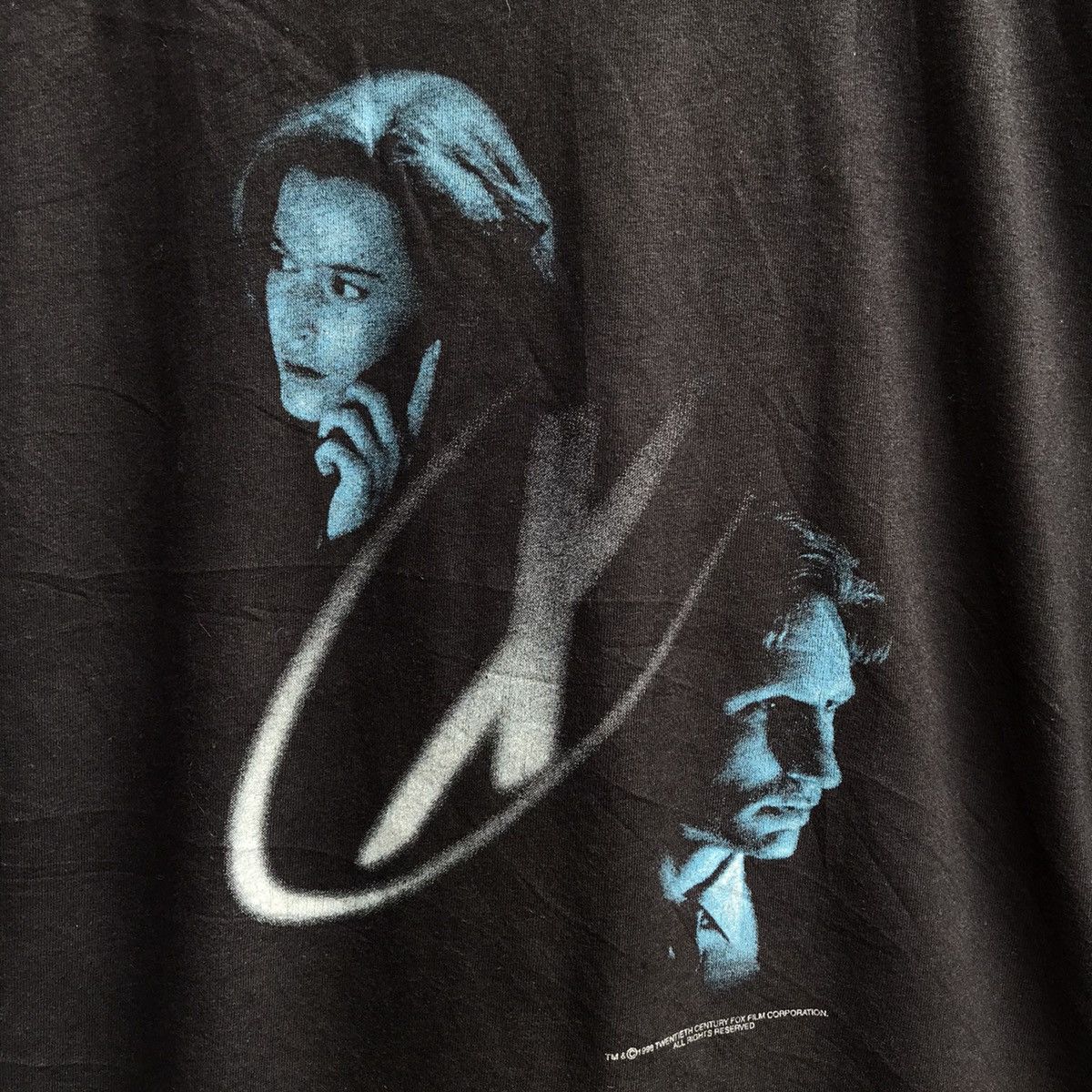Vintage Vintage 90s X FILES horror tee tv series Size US XL / EU 56 / 4 - 4 Thumbnail