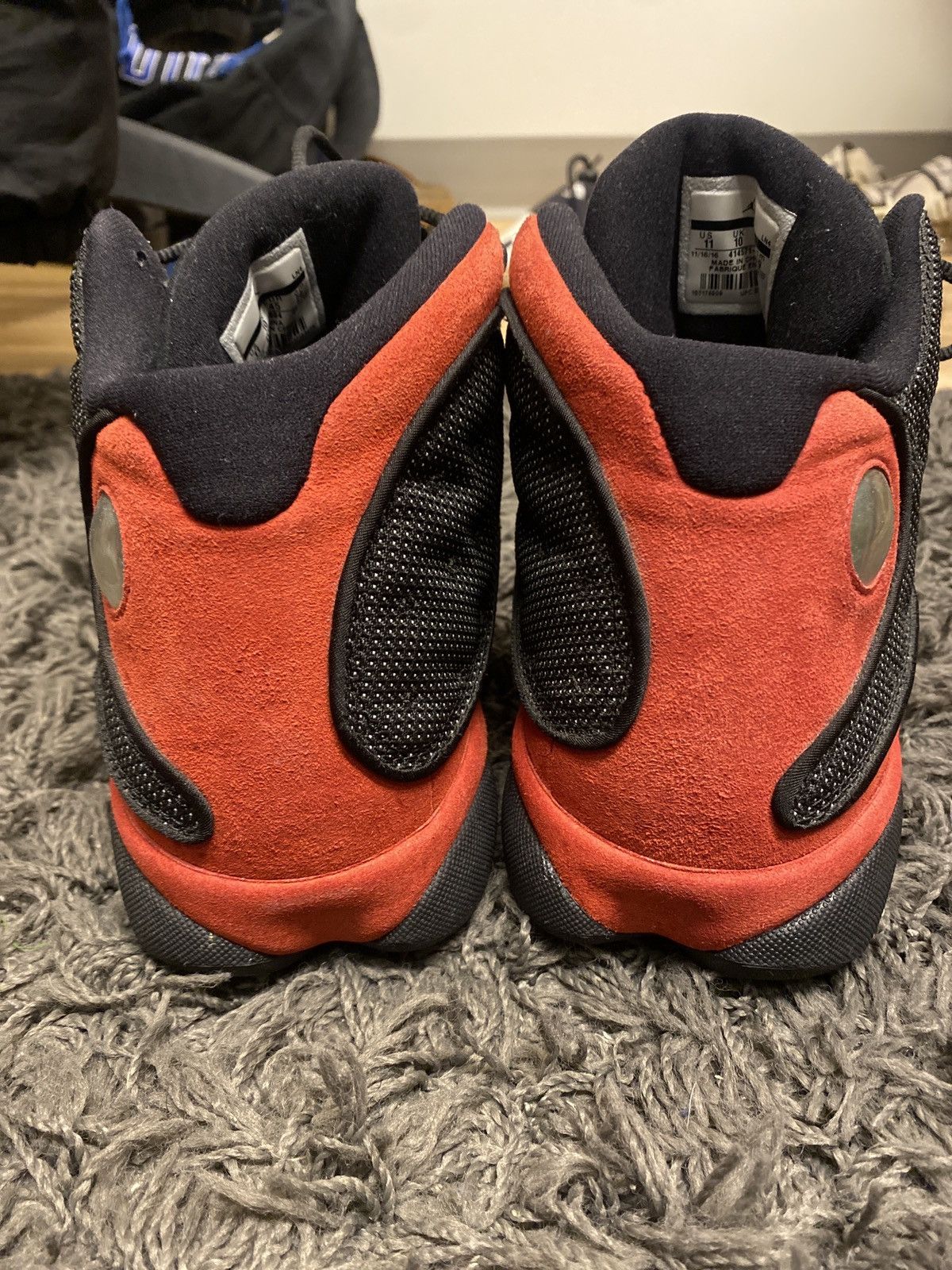 Jordan Brand × Nike Air Jordan 13 Retro 2017 Bred 2017 Size US 11 / EU 44 - 8 Thumbnail