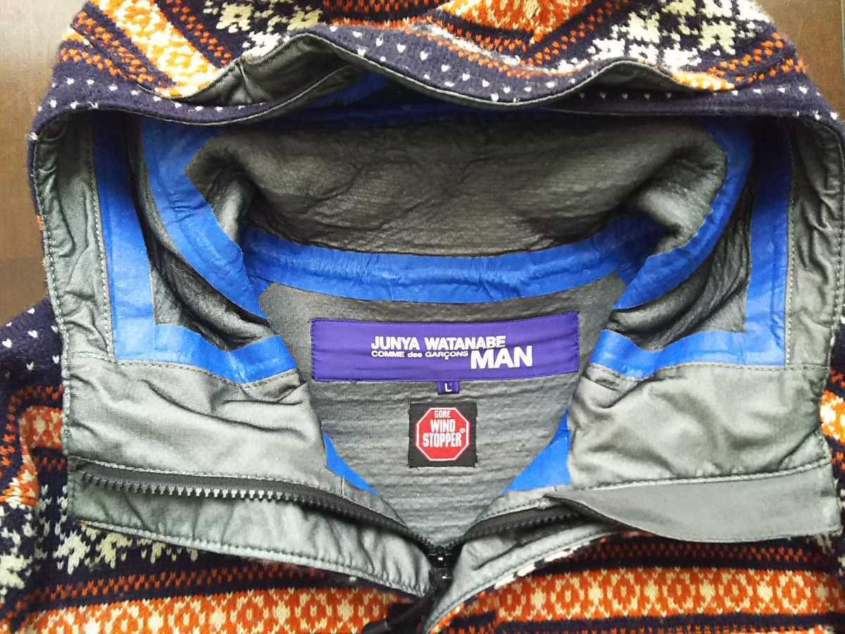 Comme des Garcons × Goretex × Junya Watanabe FW 2005 wool Fair Isle x Gore Windstopper jacket Size US L / EU 52-54 / 3 - 16 Thumbnail