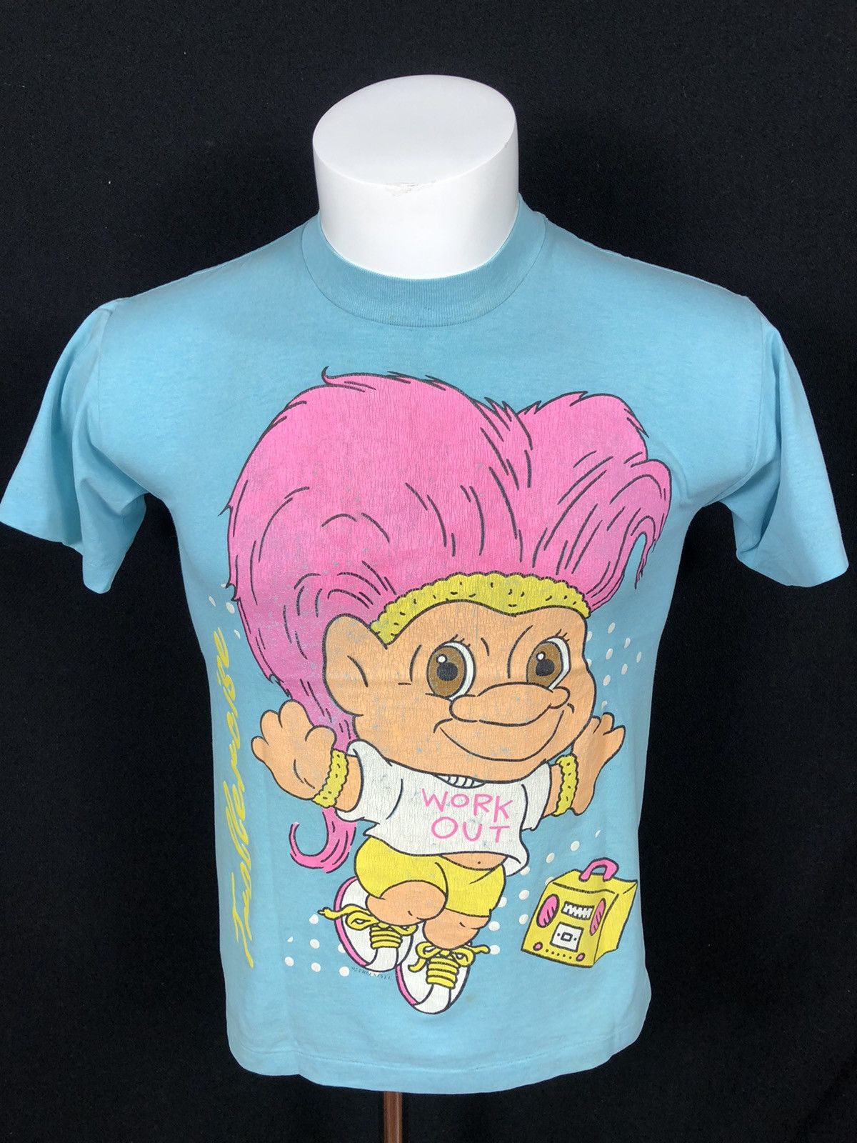 Cartoon Network × Vintage Vintage 90s 1992 Troll Doll Trollercise Size US S / EU 44-46 / 1 - 1 Thumbnail