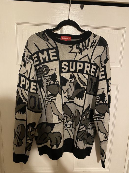 Supreme Supreme Cartoon Sweater Size Large | Grailed