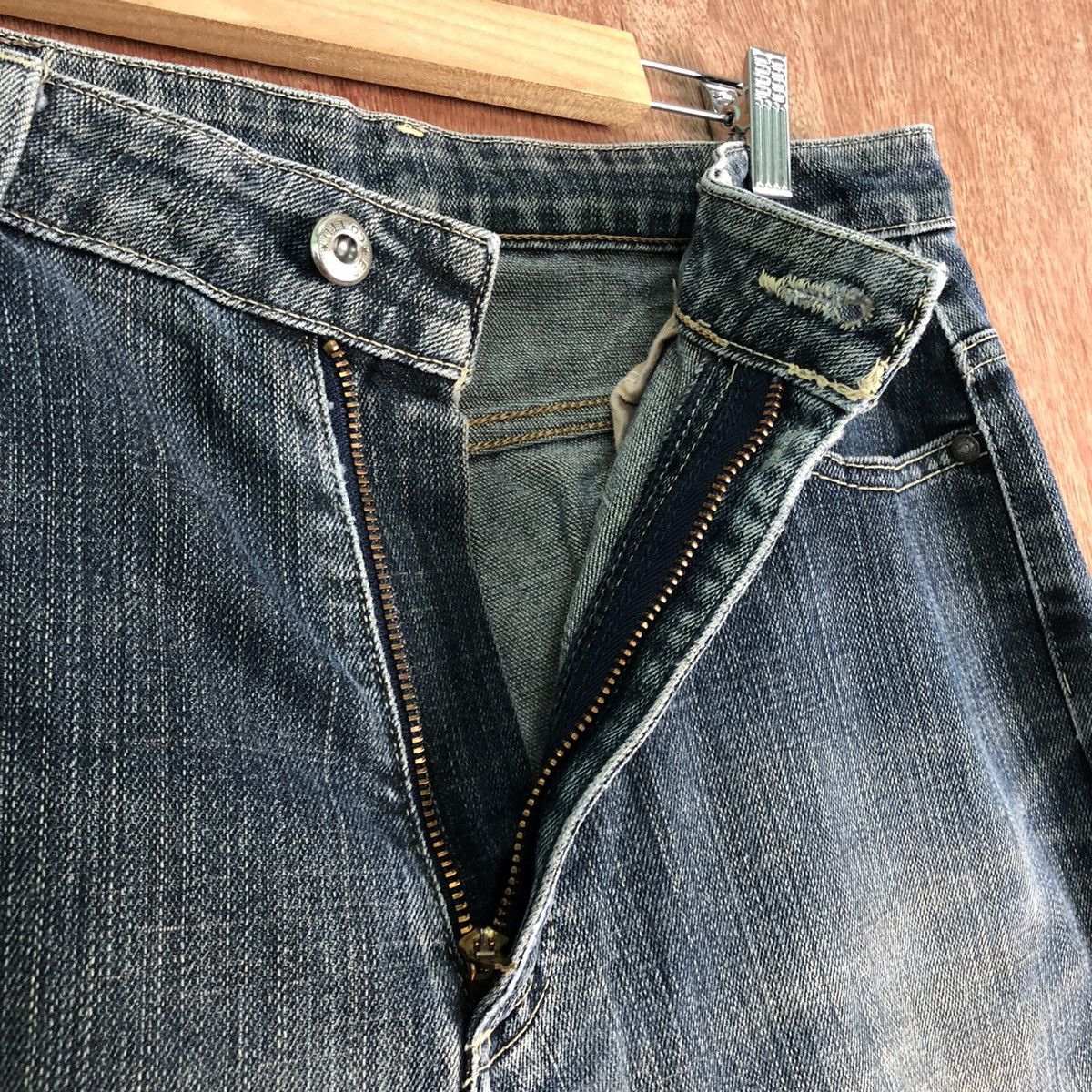 Edwin DLL Miss Edwin Vintage Blue Denim Jeans Pants #c268 Size US 32 / EU 48 - 5 Thumbnail