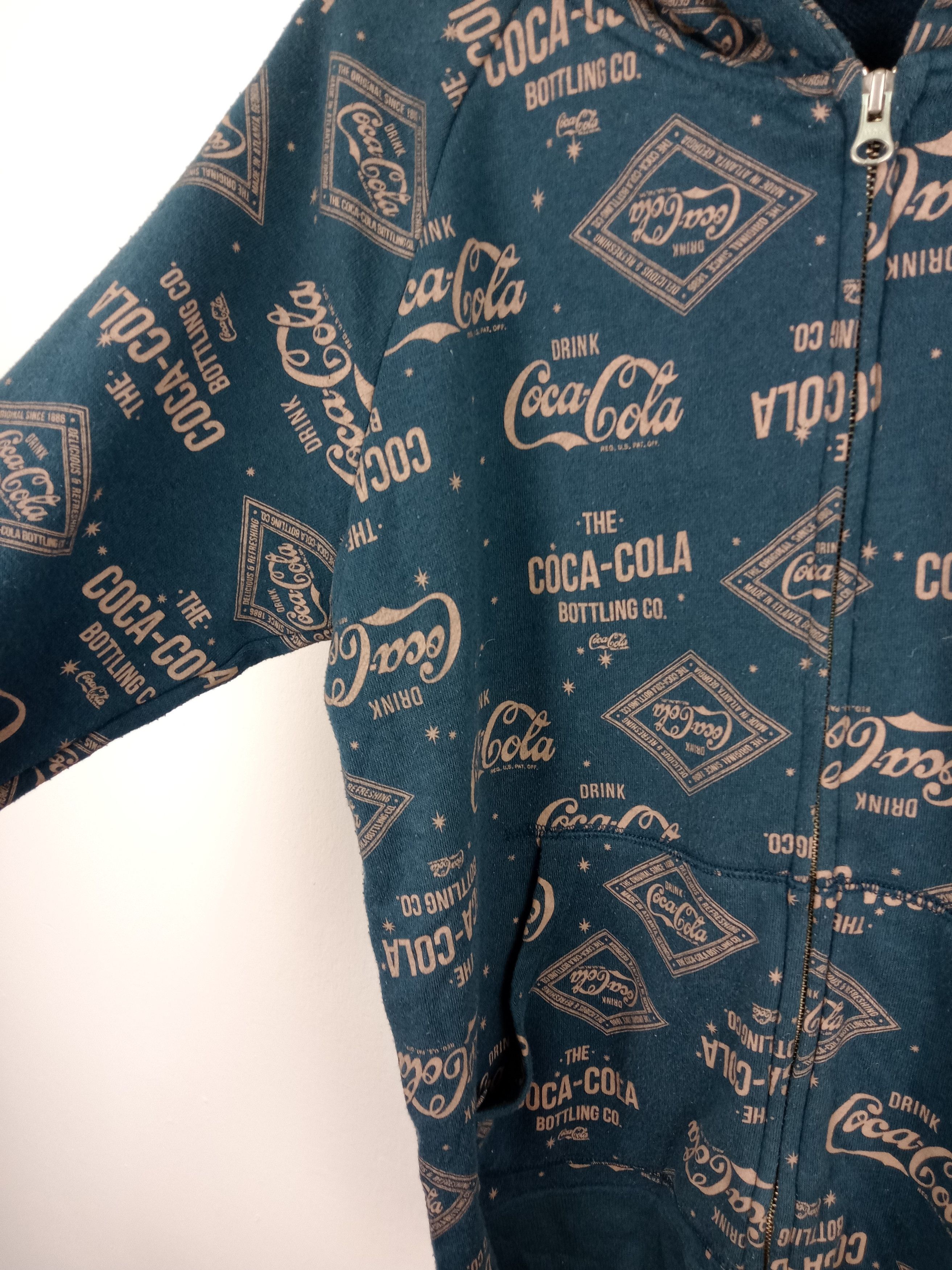 Coca Cola Grn Coca Cola Full Print Hooded Jacket Size US L / EU 52-54 / 3 - 4 Thumbnail