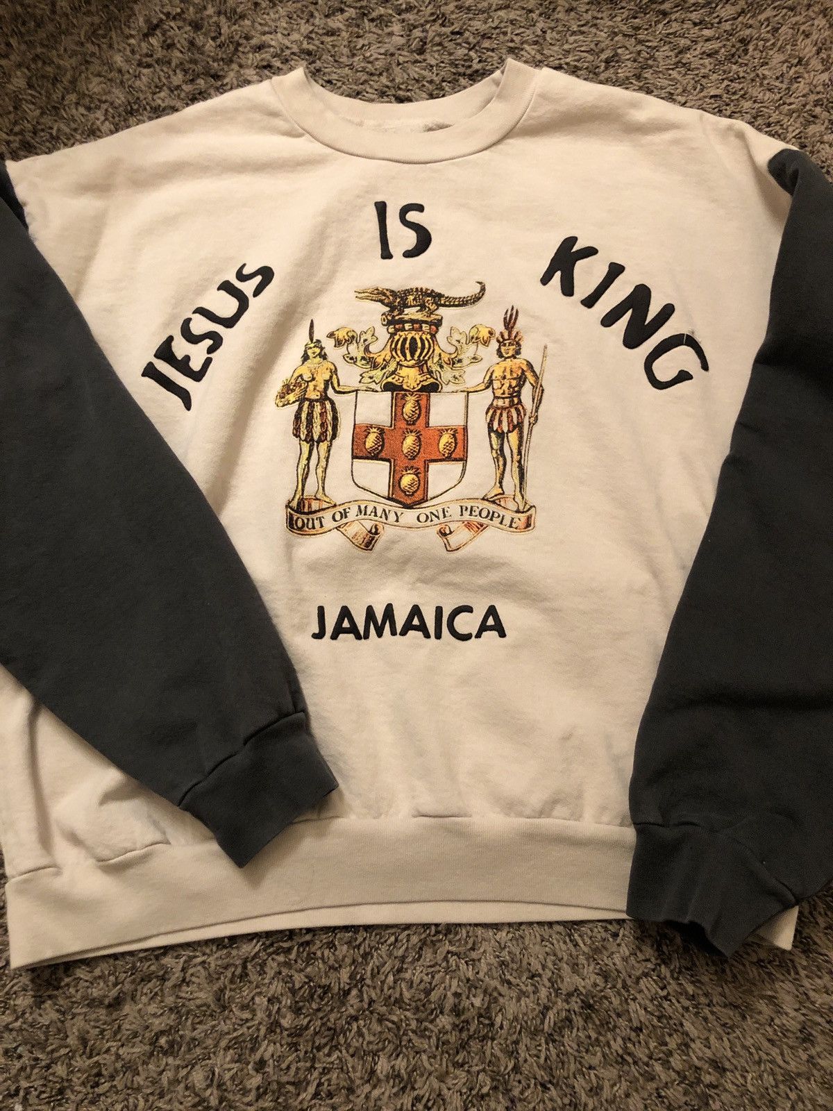 Kanye West Yeezy Jesus is king Jamaica crewneck (final price drop ...