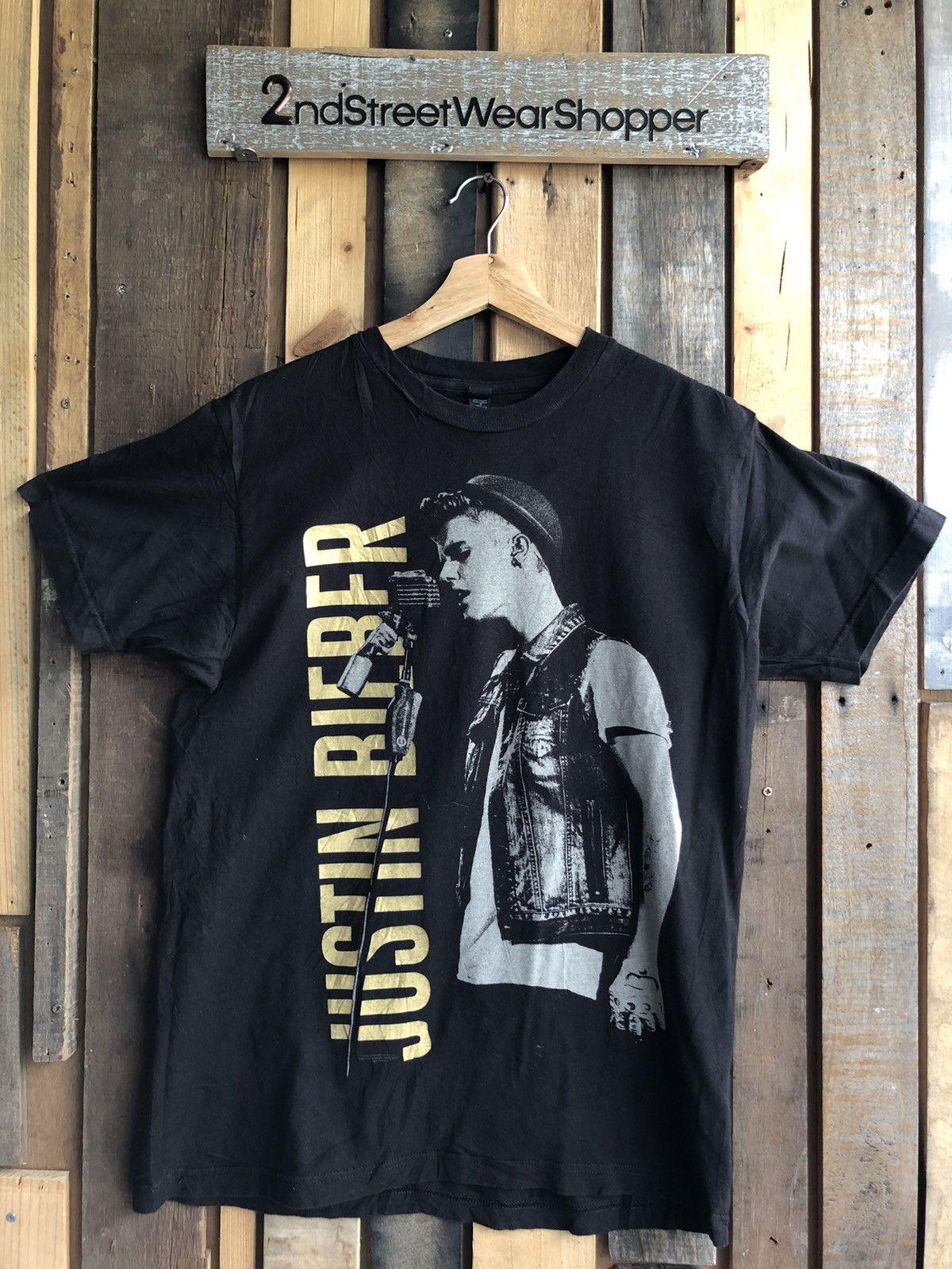 Justin Bieber Believe Tour Official T-Shirt – Men's Size Medium, 100% Cotton, White - View #4