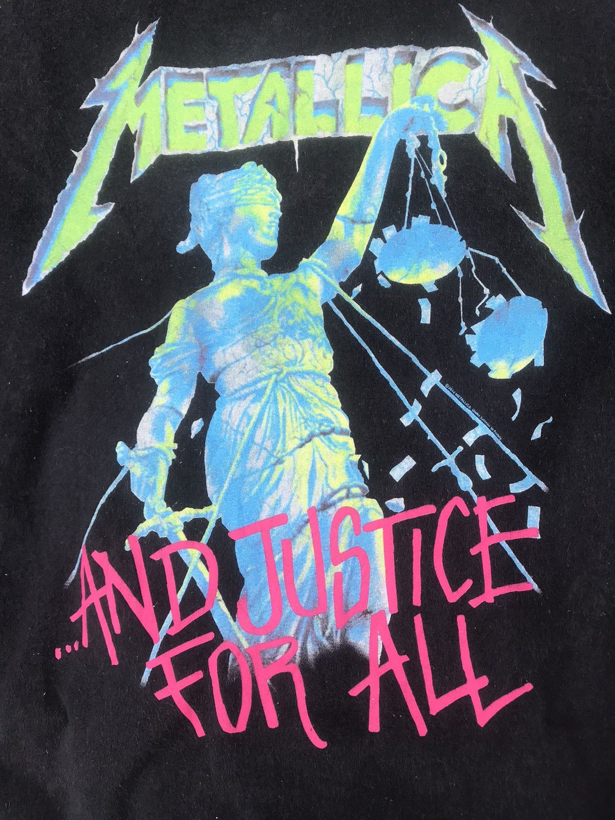 METALLICA AND JUSTICE FOR ALL