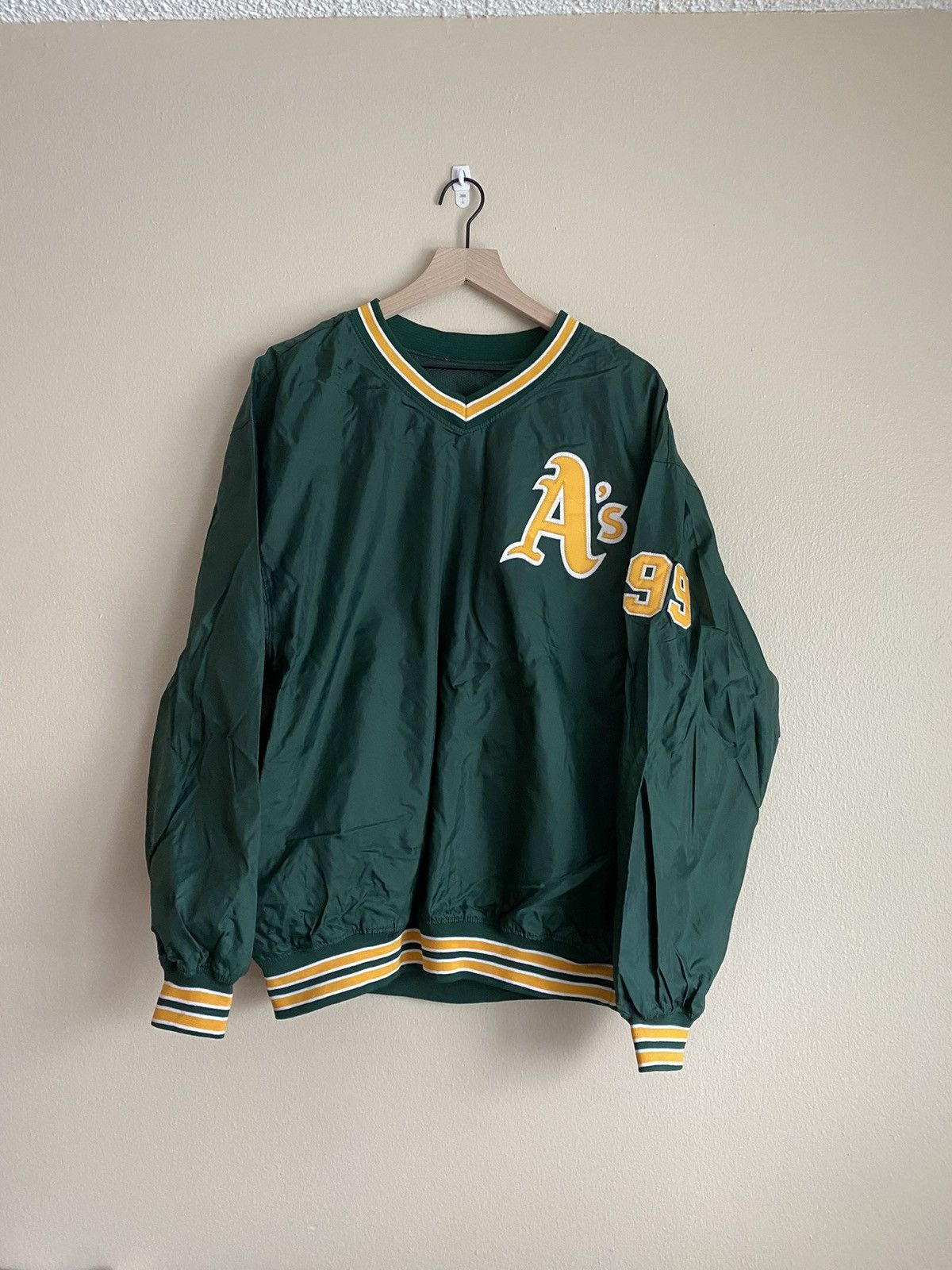MLB × Vintage Vintage 90s Oakland Athletics Pullover Size US L / EU 52-54 / 3 - 1 Thumbnail