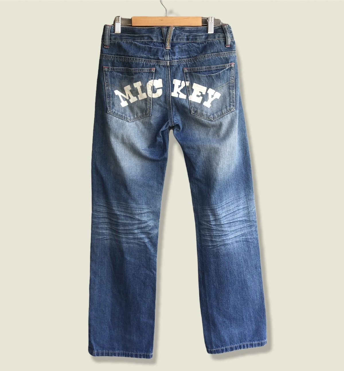 Cartoon Network × Disney × Mickey Mouse Disney Mickey Mouse Big Logo Denim Pants Size US 30 / EU 46 - 2 Thumbnail