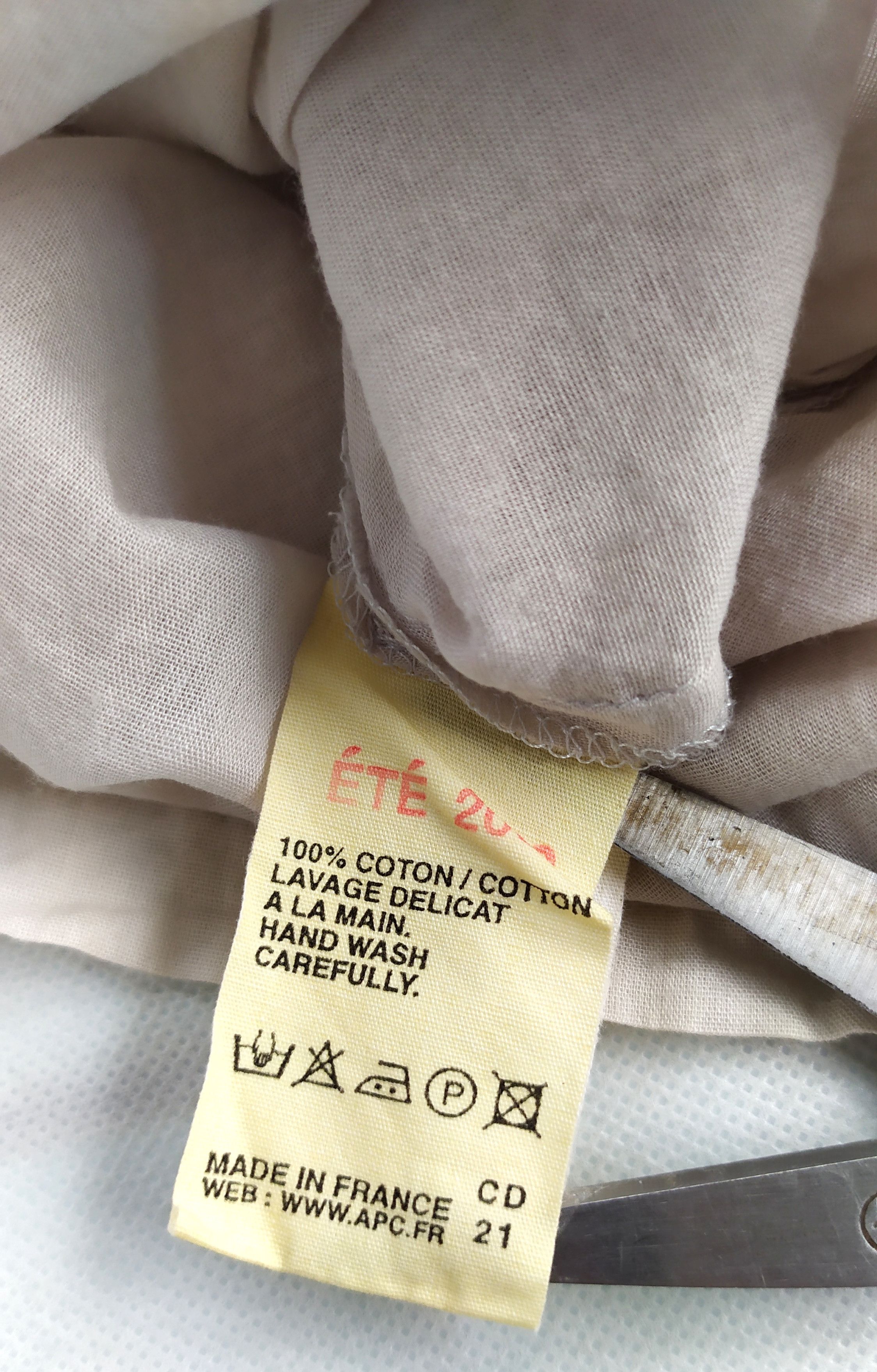 A.P.C. Vintage A.P.C shirt with hoodie size S Size US S / EU 44-46 / 1 - 7 Thumbnail