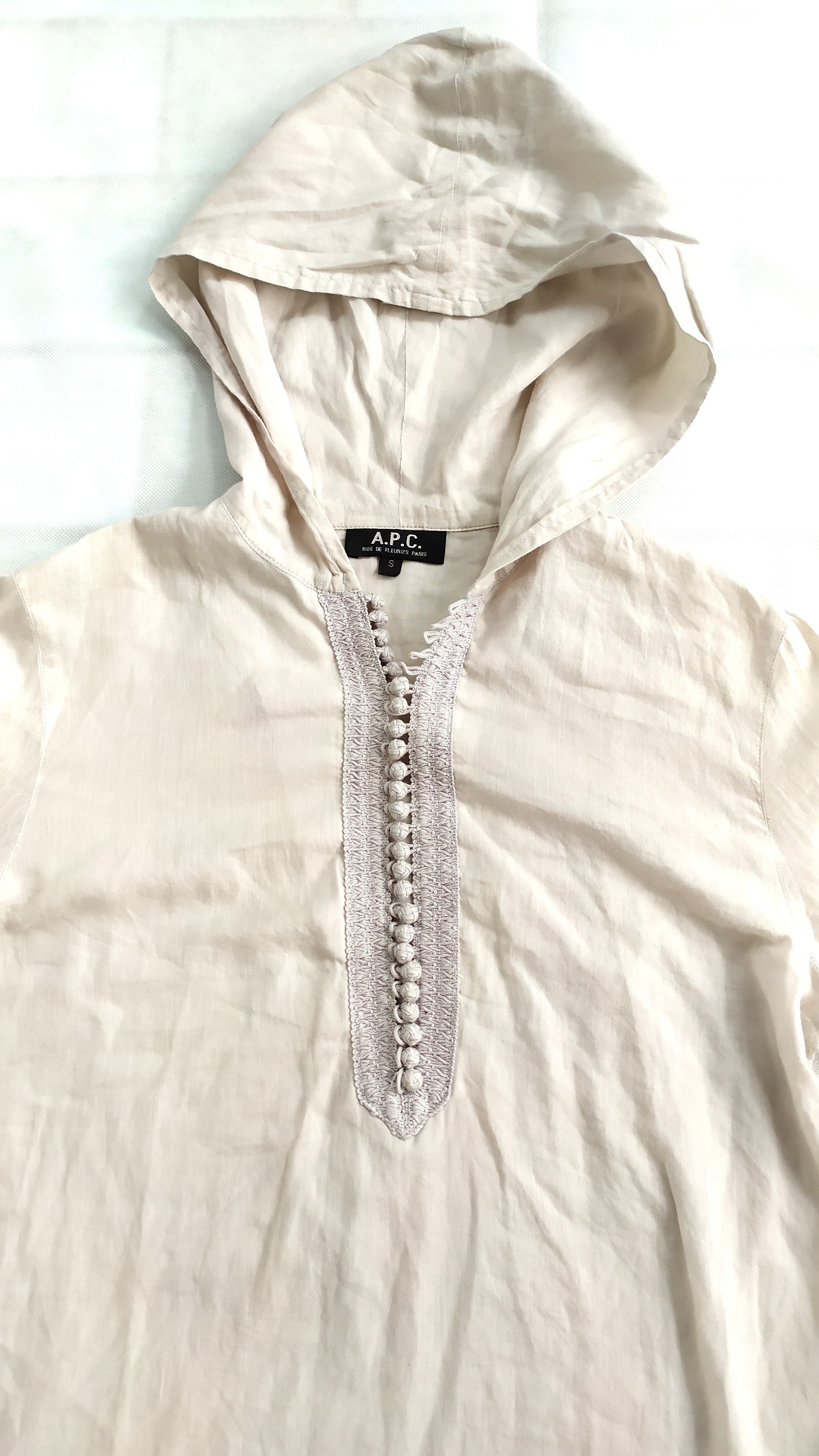 A.P.C. Vintage A.P.C shirt with hoodie size S Size US S / EU 44-46 / 1 - 5 Thumbnail