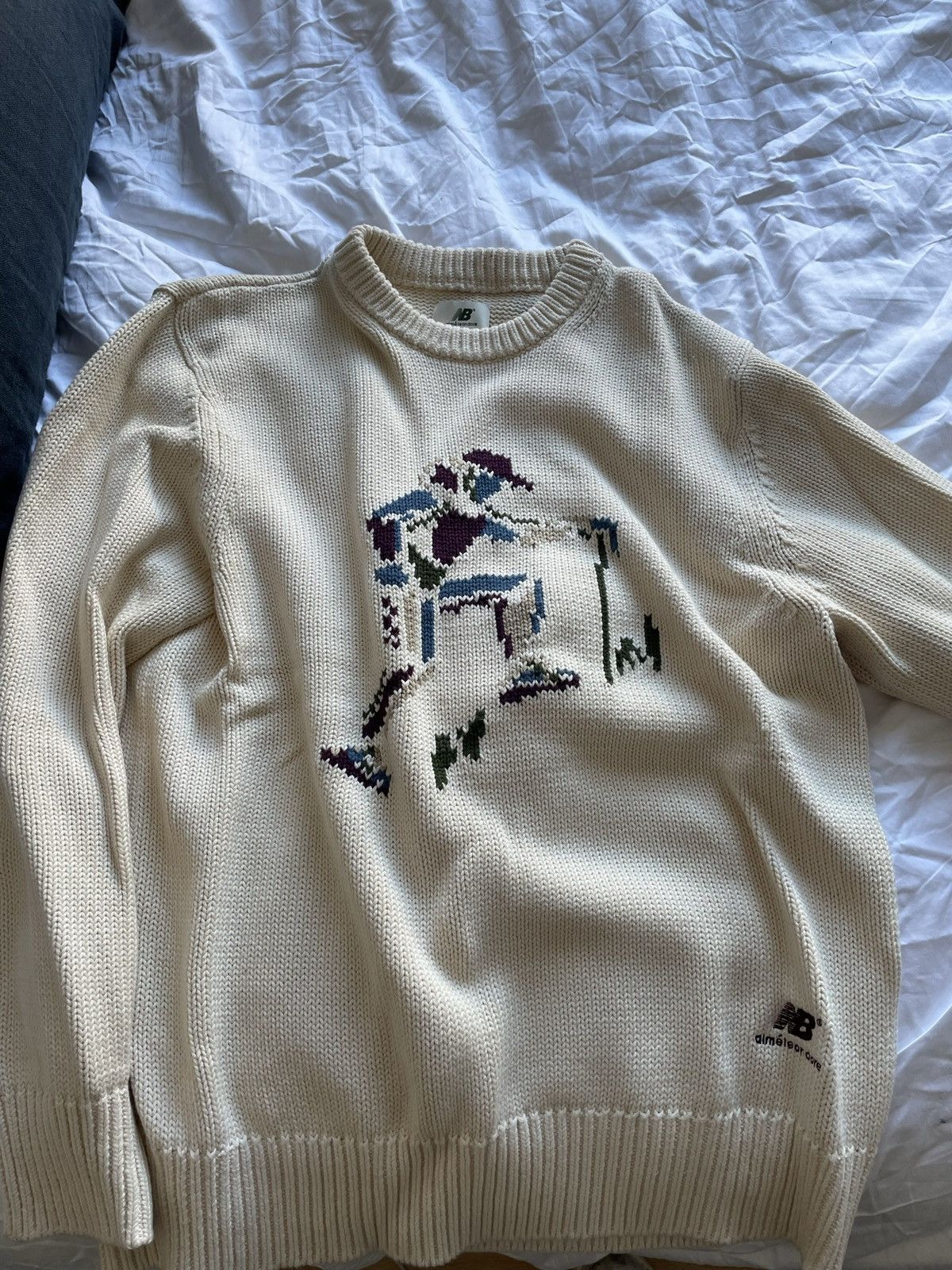 Aime Leon Dore Aime Leon Dore x New Balance Intarsia Hiker Sweater Size US XL / EU 56 / 4 - 1 Thumbnail
