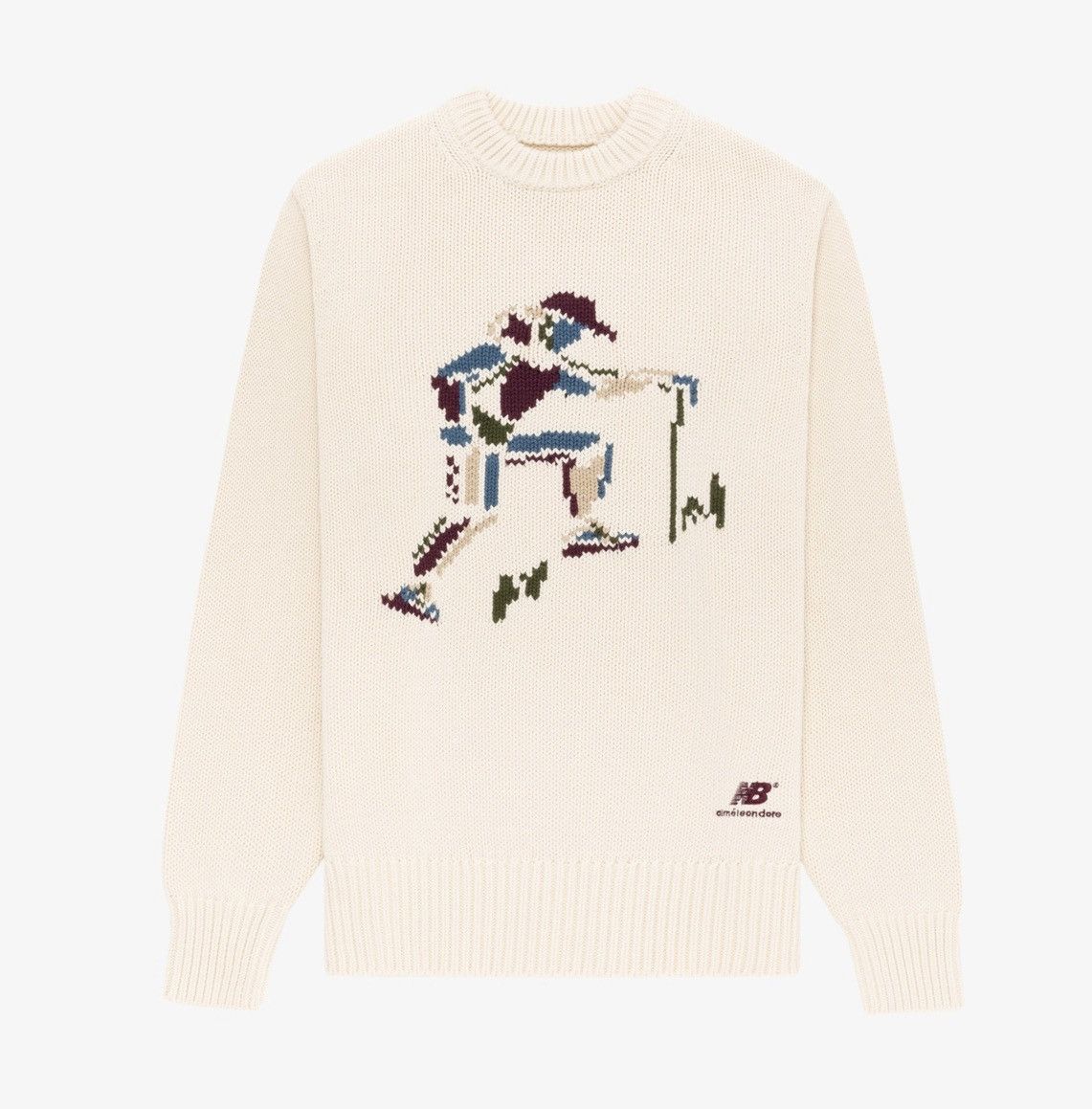 Aime Leon Dore Aime Leon Dore x New Balance Intarsia Hiker Sweater Size US XL / EU 56 / 4 - 4 Thumbnail