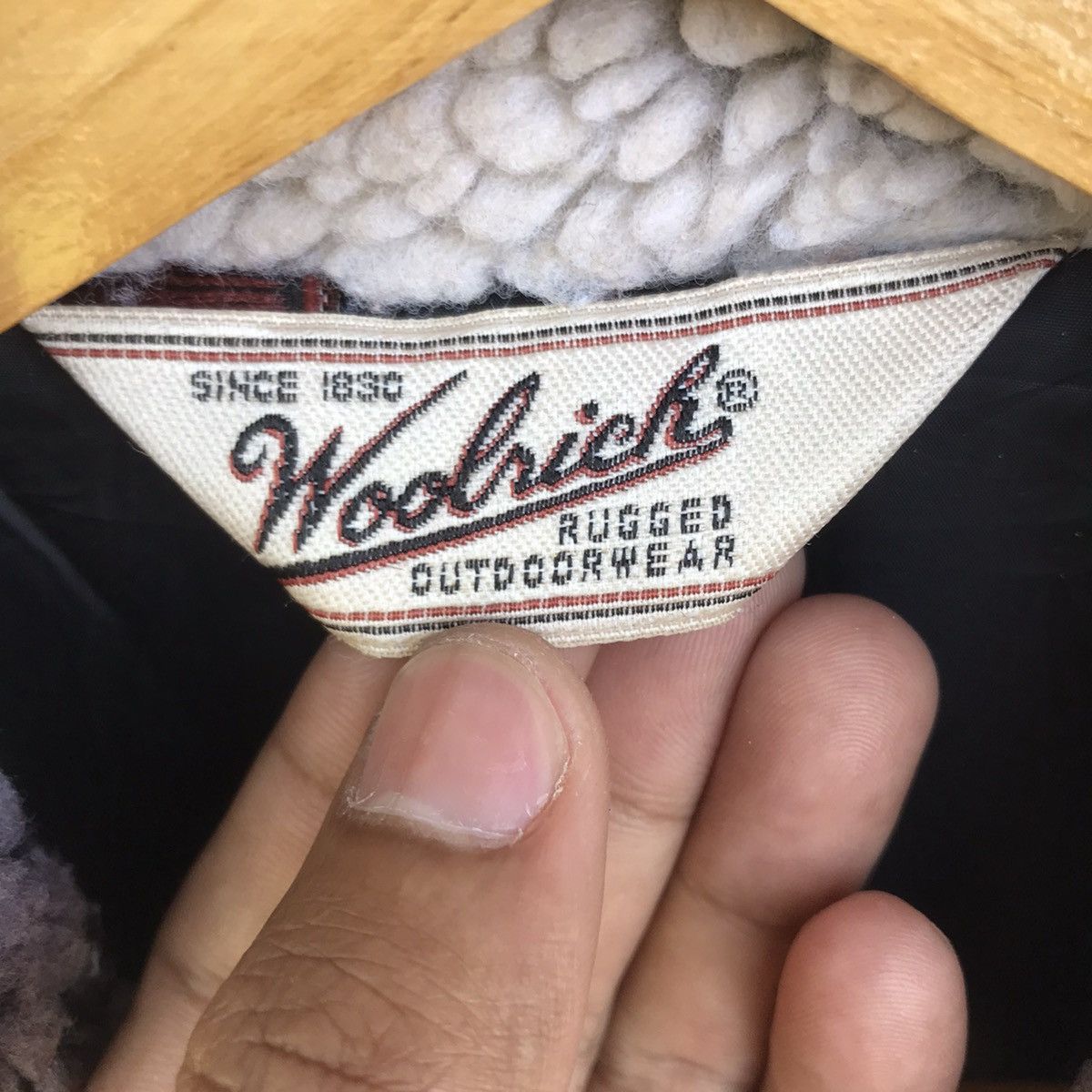 Woolrich Woolen Mills Vintage Woolrich Fleece Zipper Jacket Size US L / EU 52-54 / 3 - 3 Thumbnail