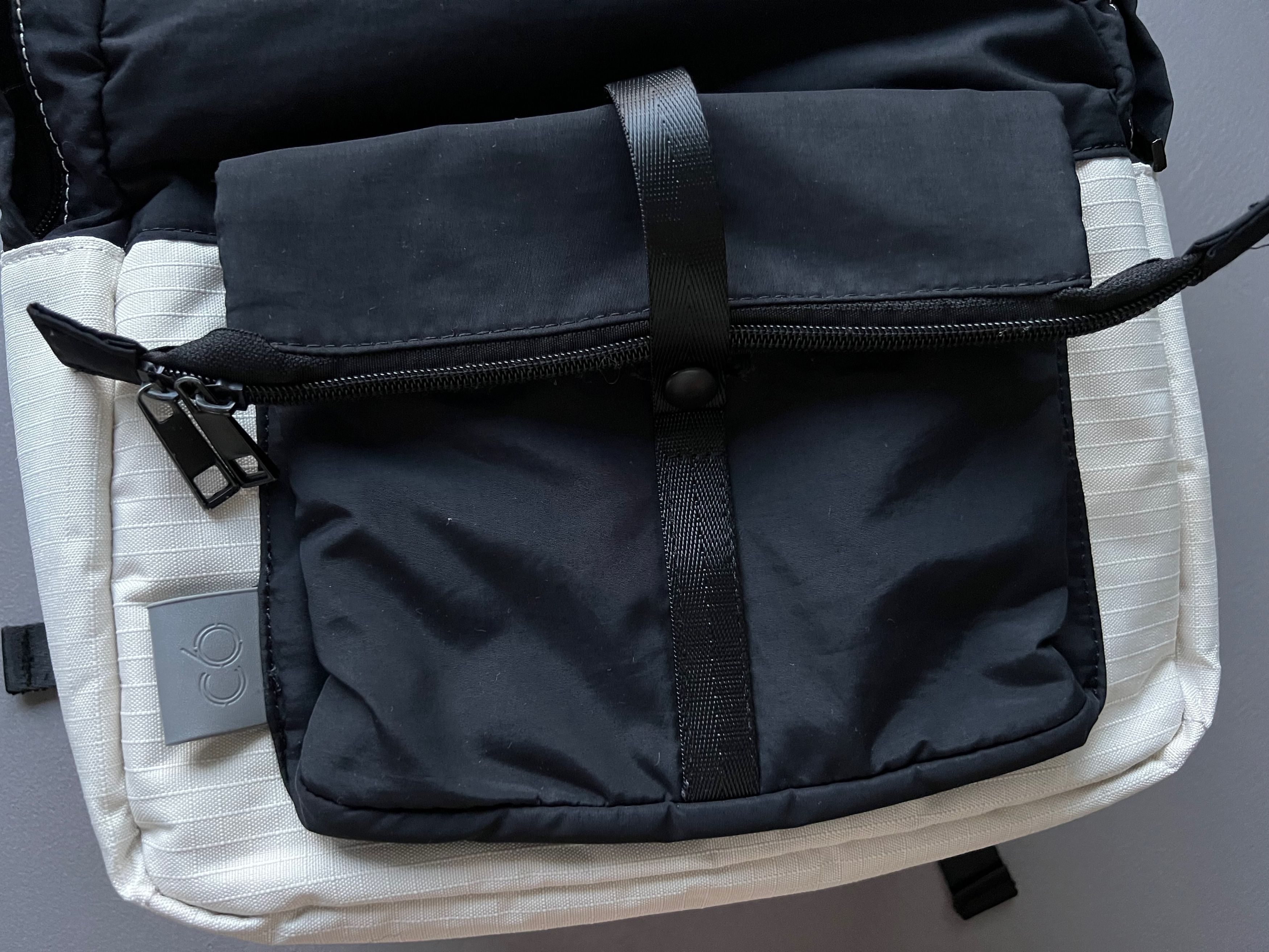 Folk Folk x C6 Panel Backpack, Black White Size ONE SIZE - 2 Thumbnail