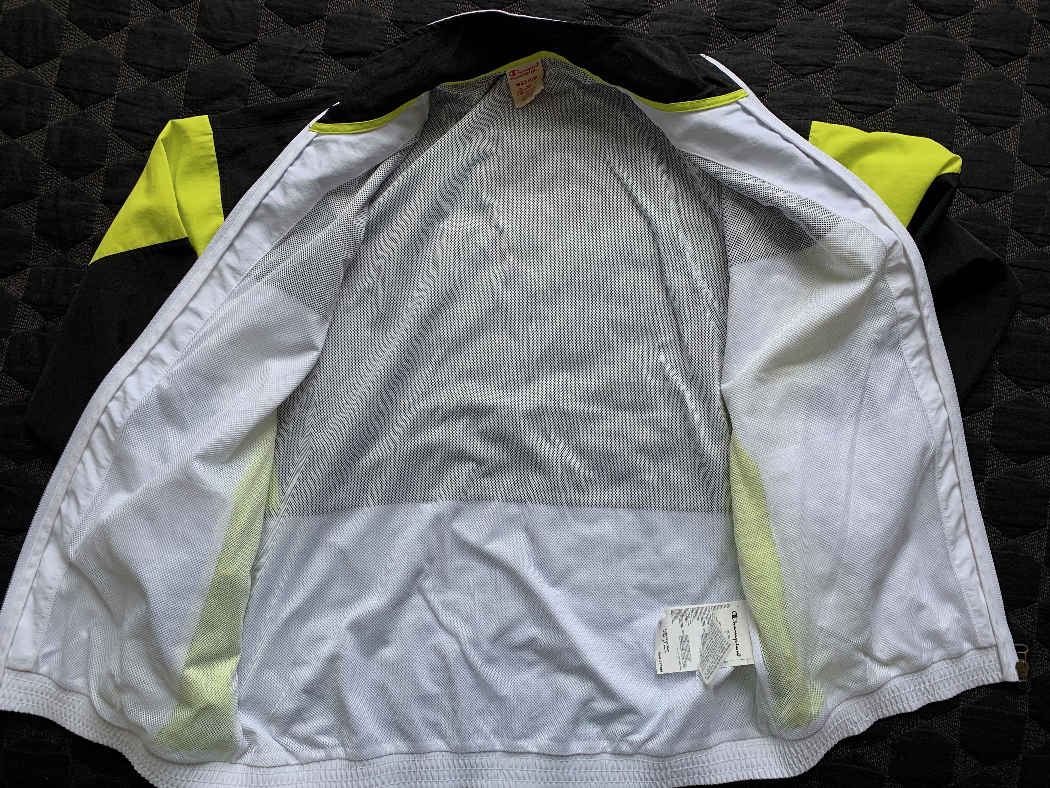 Champion Champion Track Jacket, Black Yellow White, Size M Size US M / EU 48-50 / 2 - 5 Thumbnail
